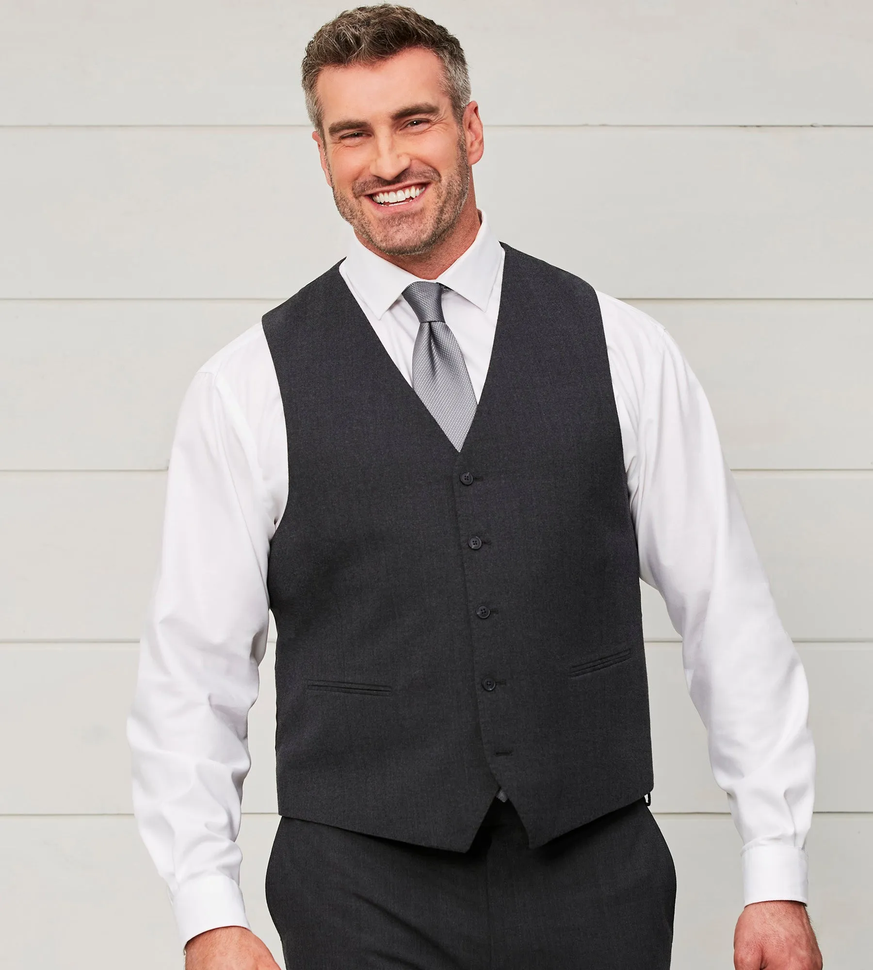 Modern Fit DH-XTECH Ultimate Performance Suit Separate Vest sold by Mr. Big and Tall