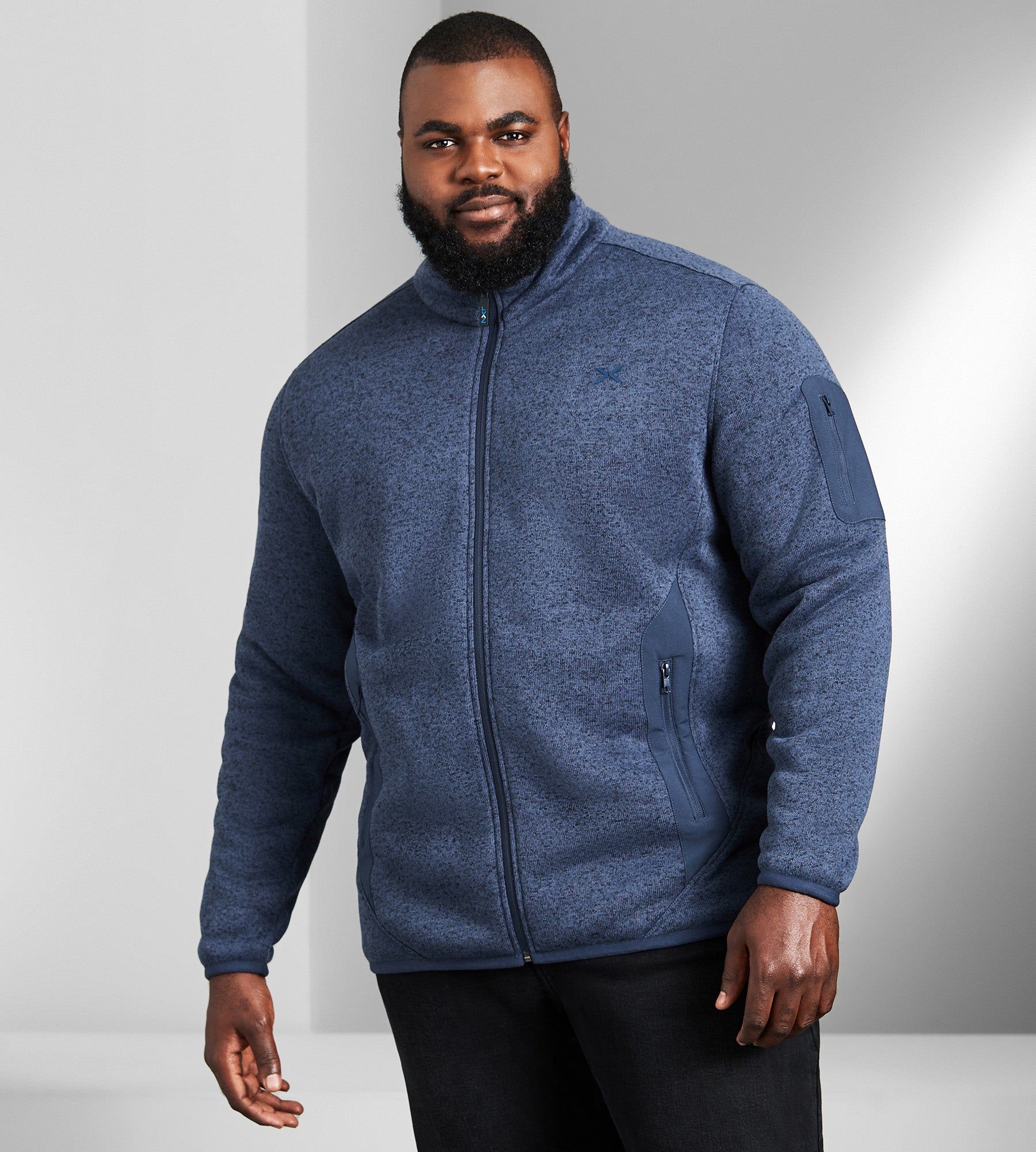 Full-Zip Sweater Knit sold by Mr. Big and Tall
