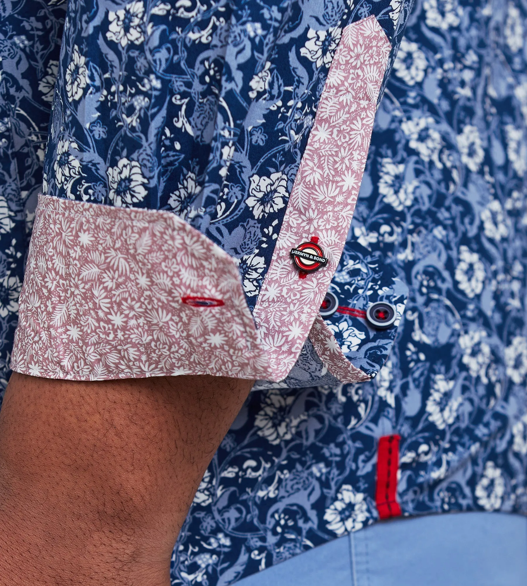 Double-Collar Long Sleeve Sport Shirt sold by Mr. Big and Tall product image thumbnail 4