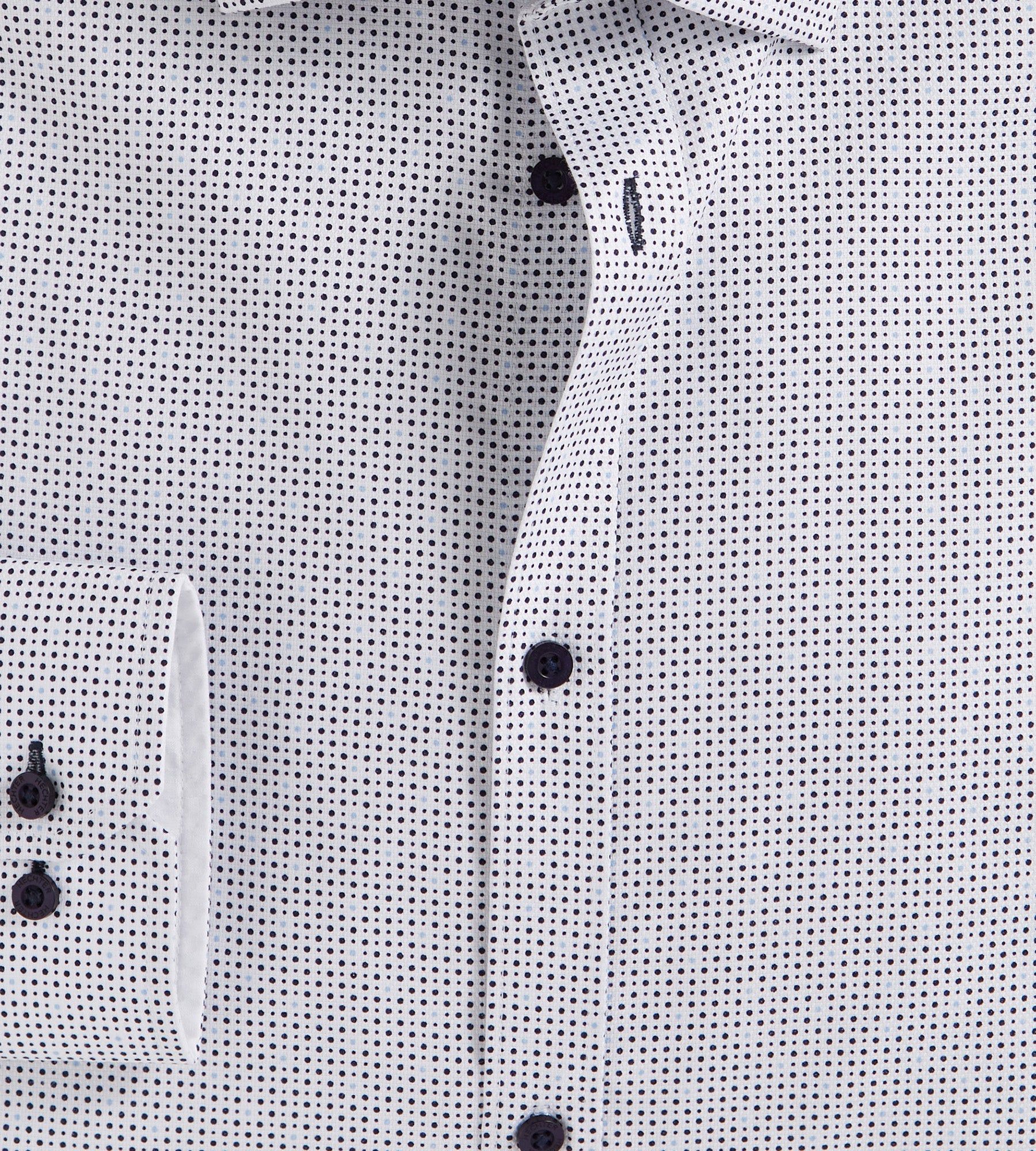 Modern Fit Non-Iron Dot Dress Shirt sold by Mr. Big and Tall product image thumbnail 2