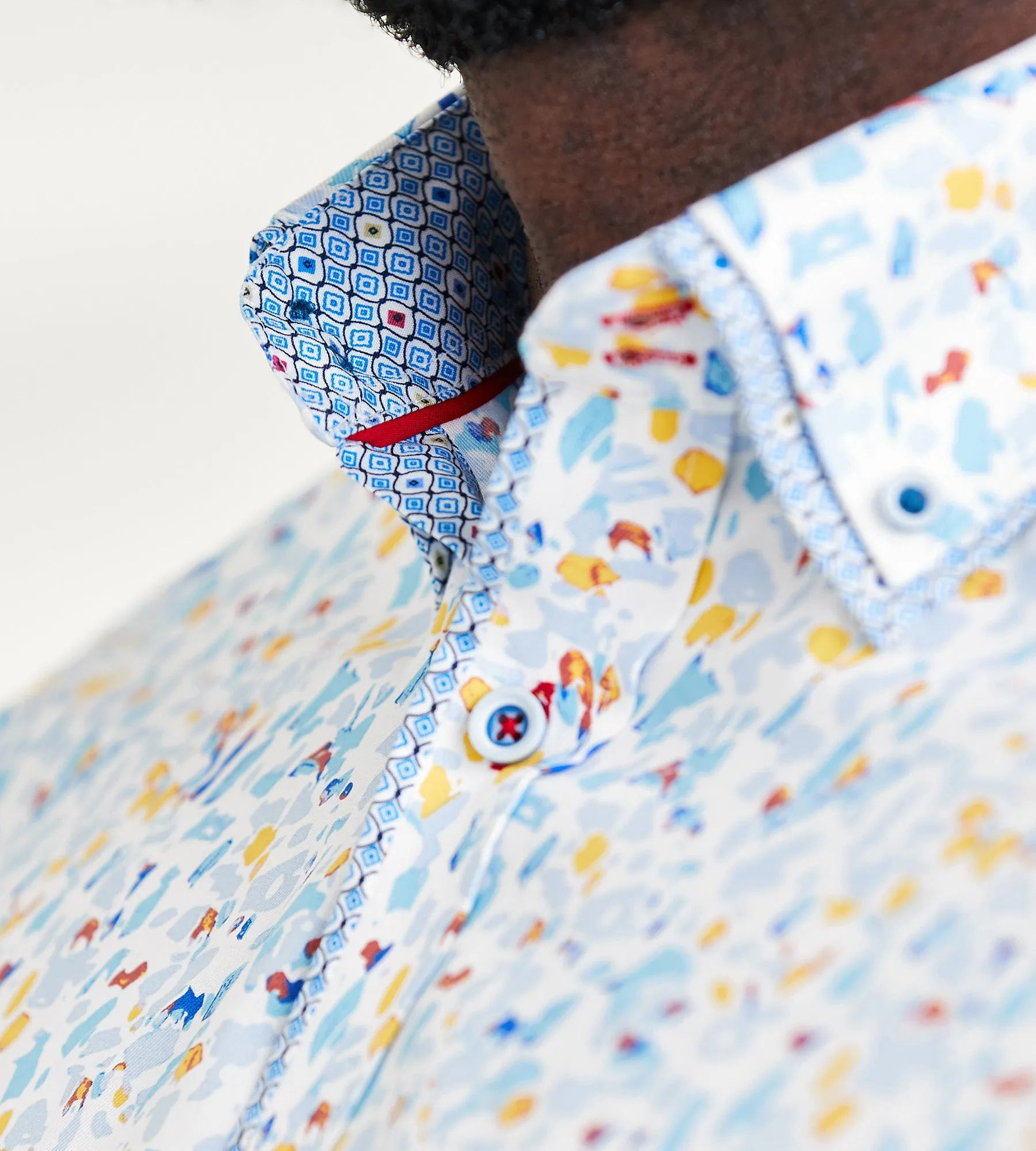 Double-Collar Long Sleeve Sport Shirt sold by Mr. Big and Tall product image thumbnail 2