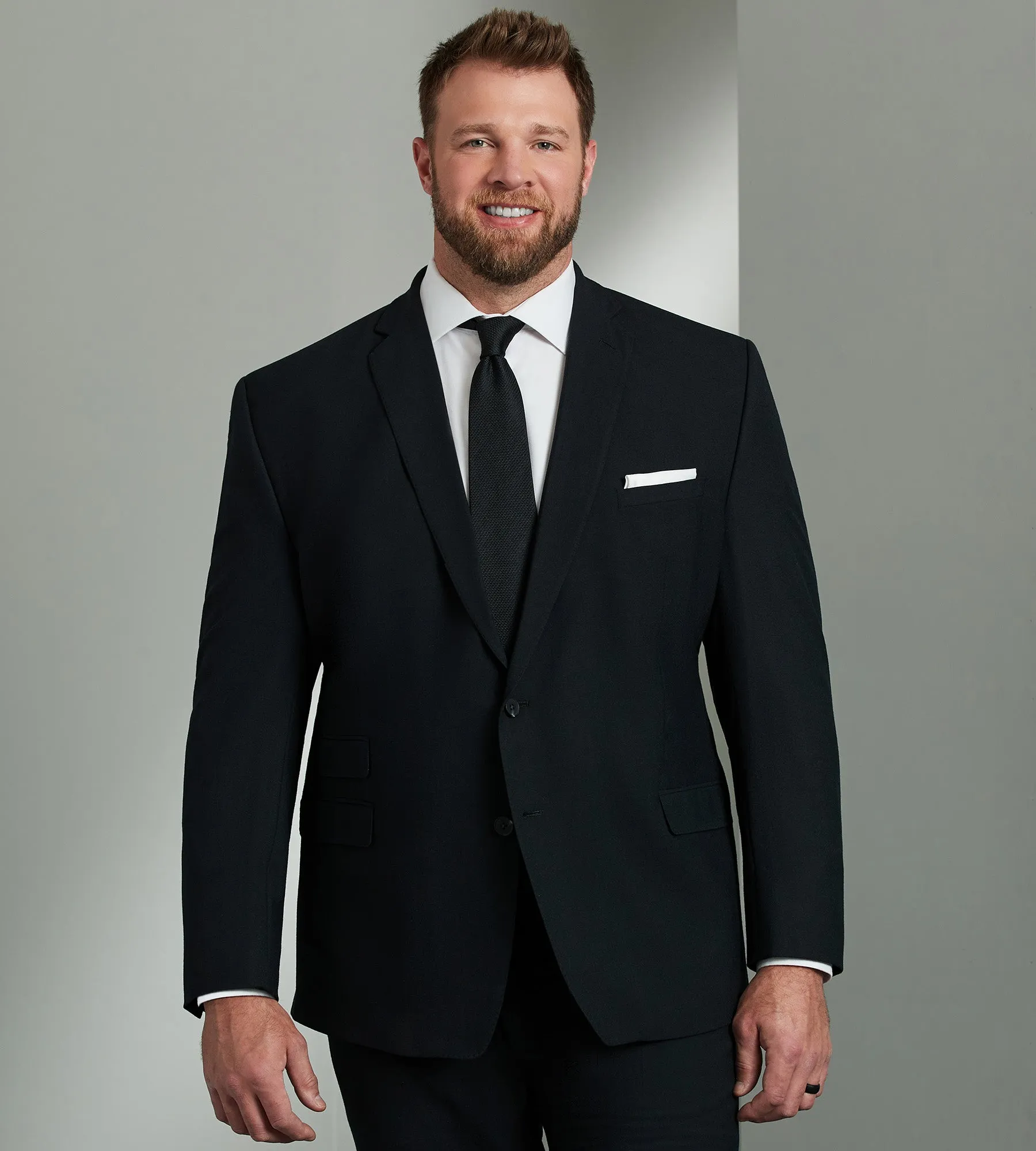 Modern Fit DH-XTECH Ultimate Performance Suit Separate Jacket sold by Mr. Big and Tall