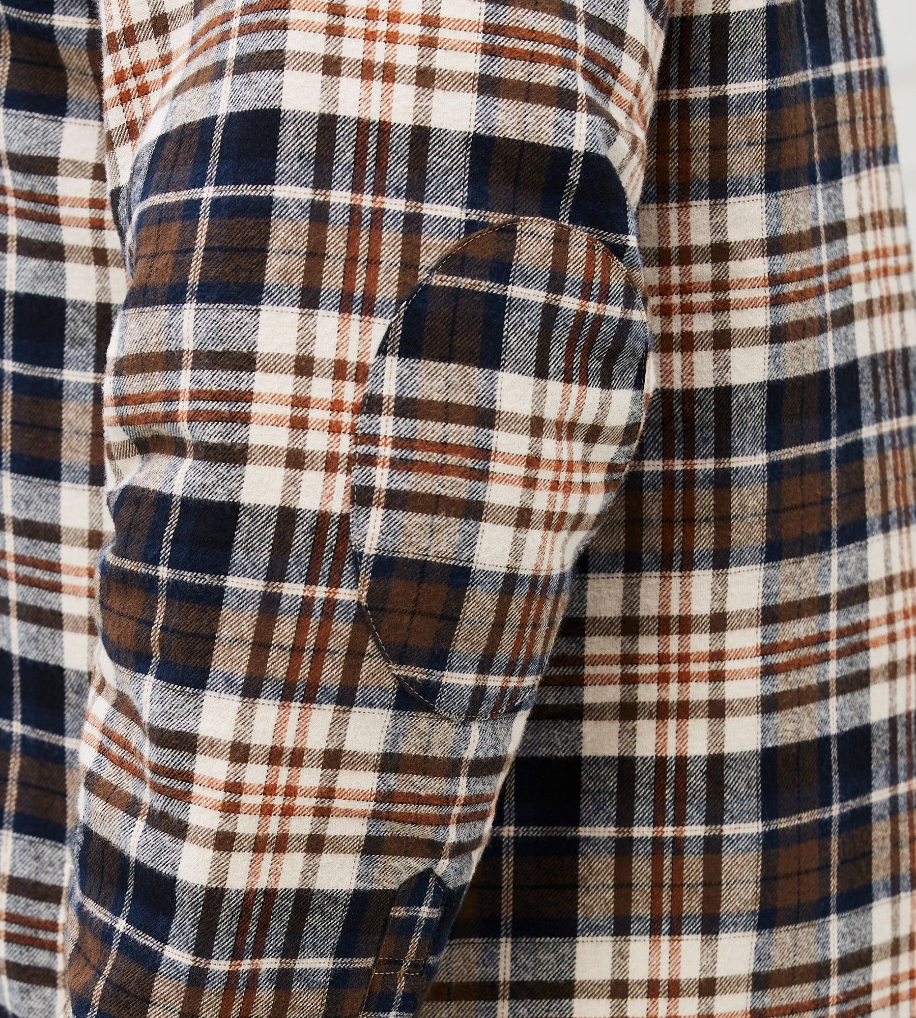Fleece-Lined Flannel Shacket sold by Mr. Big and Tall product image thumbnail 3
