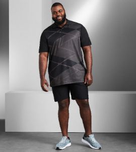 Argyle Print Polo sold by Mr. Big and Tall