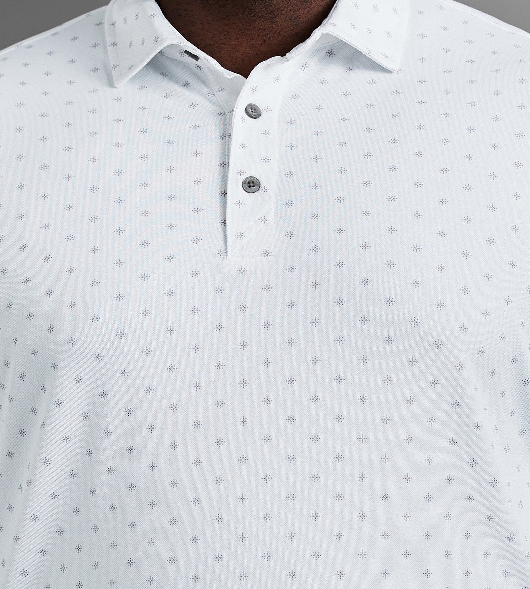 Pique Tile Print Polo sold by Mr. Big and Tall product image thumbnail 4
