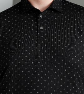 Pique Tile Print Polo sold by Mr. Big and Tall