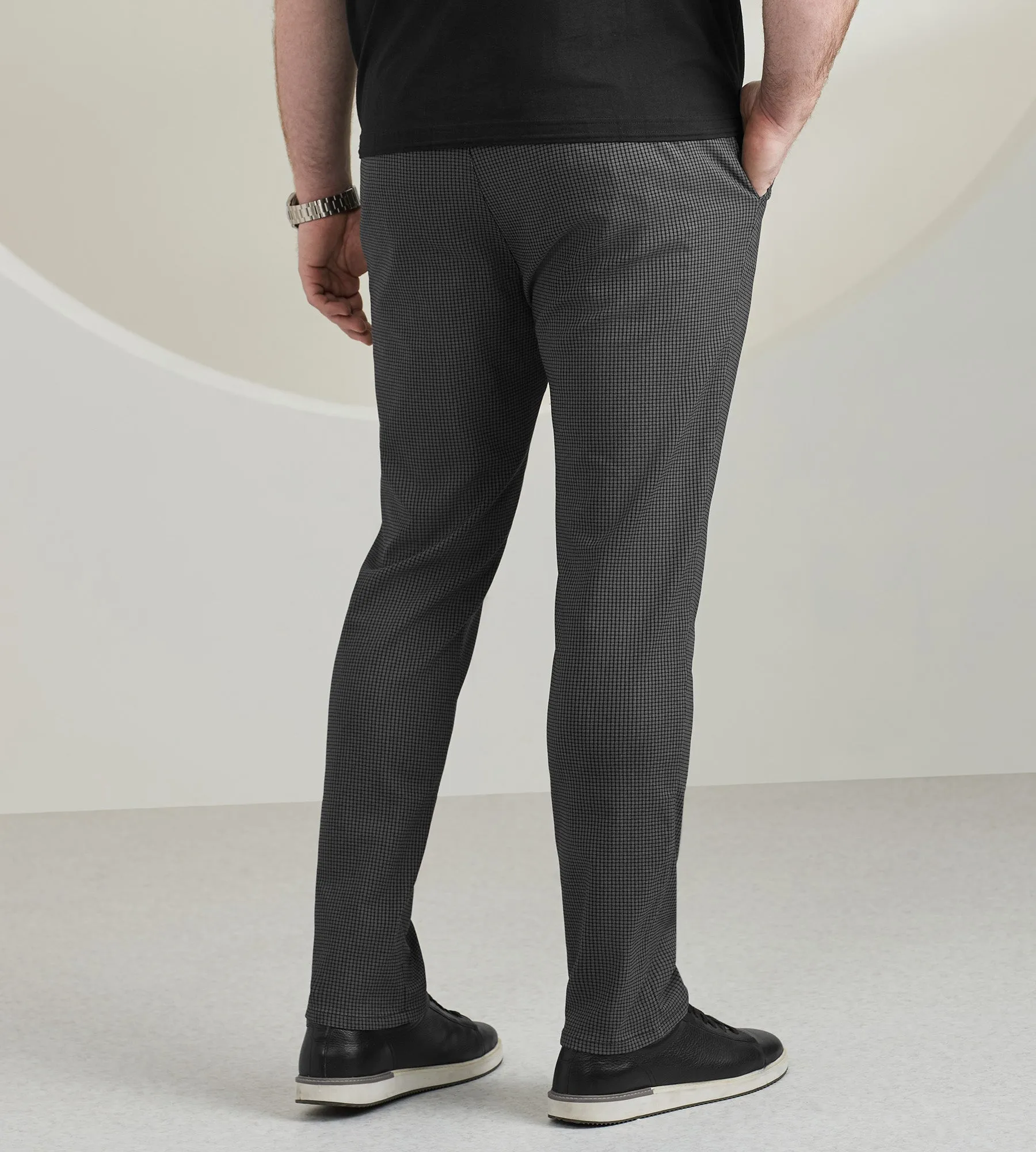 Plaid Bungee Tailored Drawstring Pants sold by Mr. Big and Tall product image thumbnail 3