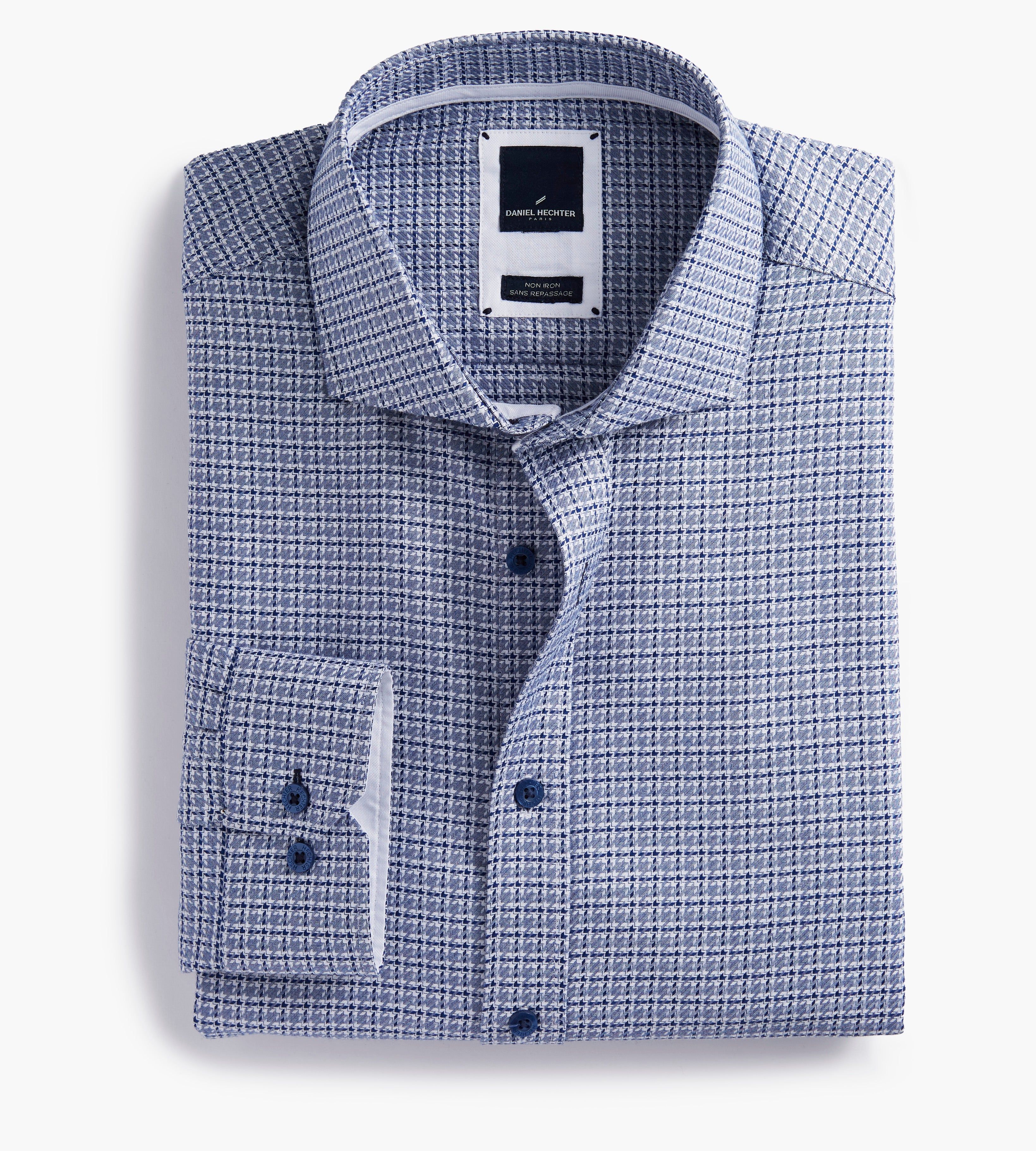 Modern Fit Non-Iron Check Dress Shirt sold by Mr. Big and Tall