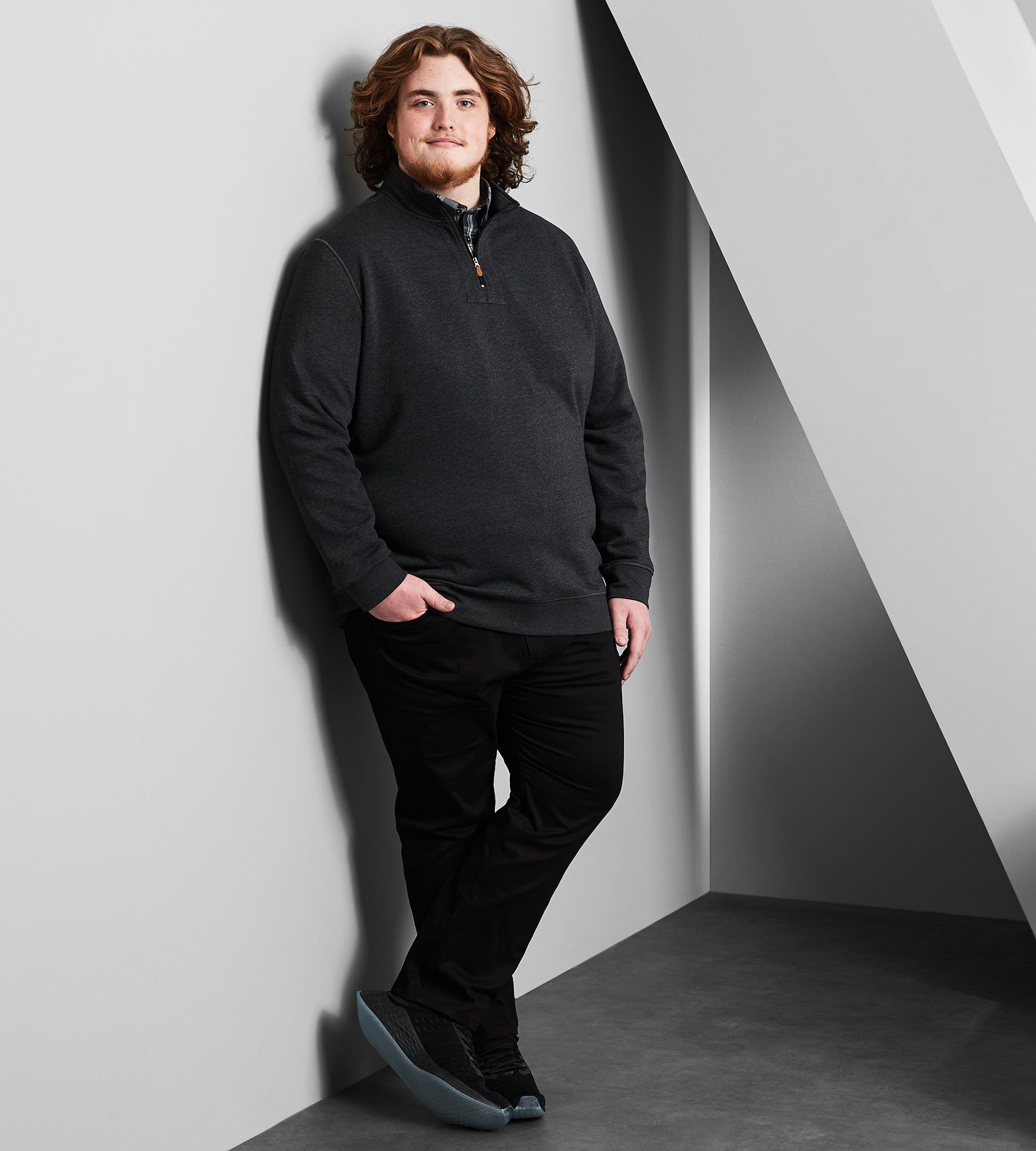 Fleece Quarter-Zip Pullover sold by Mr. Big and Tall product image thumbnail 5