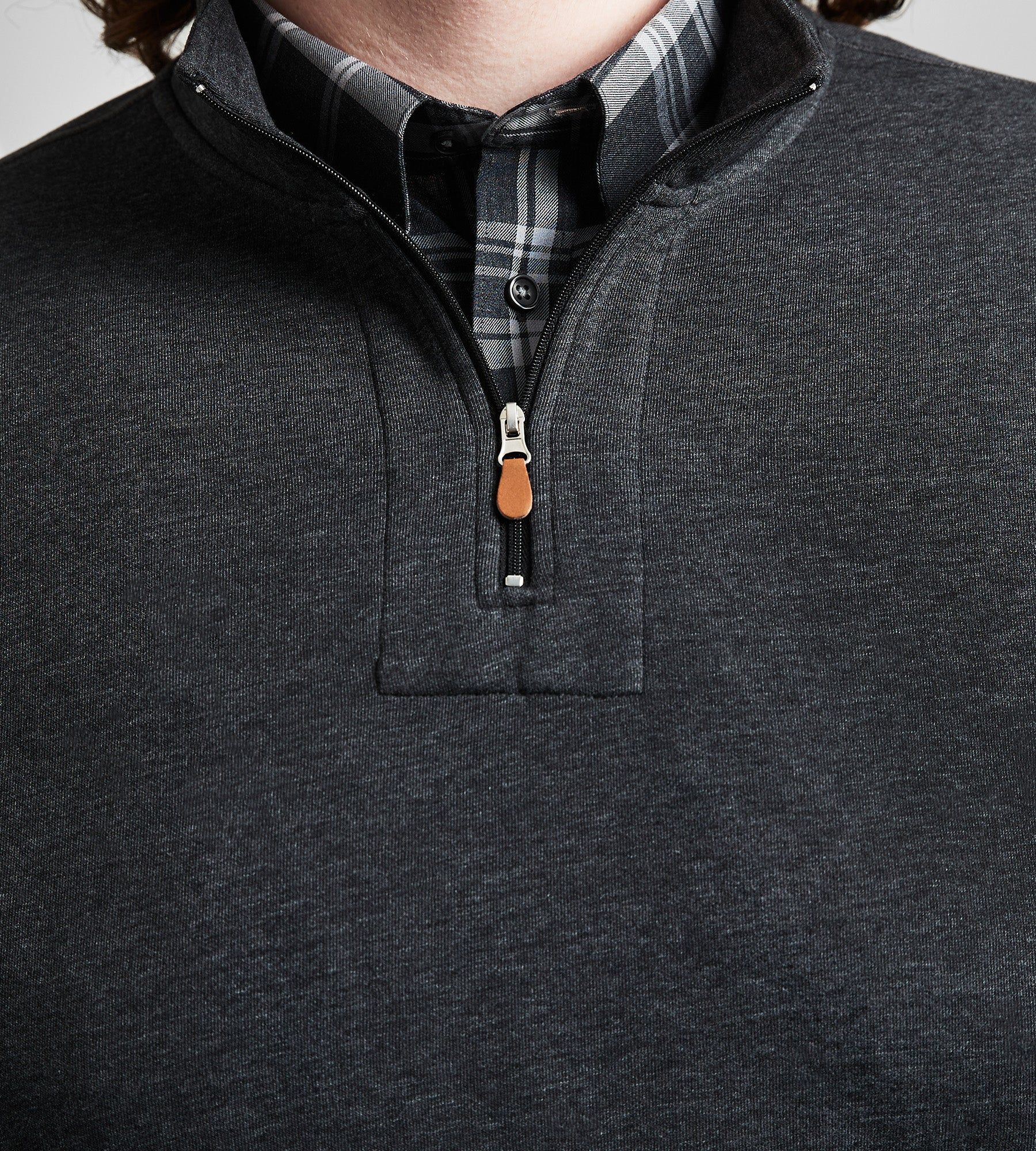 Fleece Quarter-Zip Pullover sold by Mr. Big and Tall product image thumbnail 4