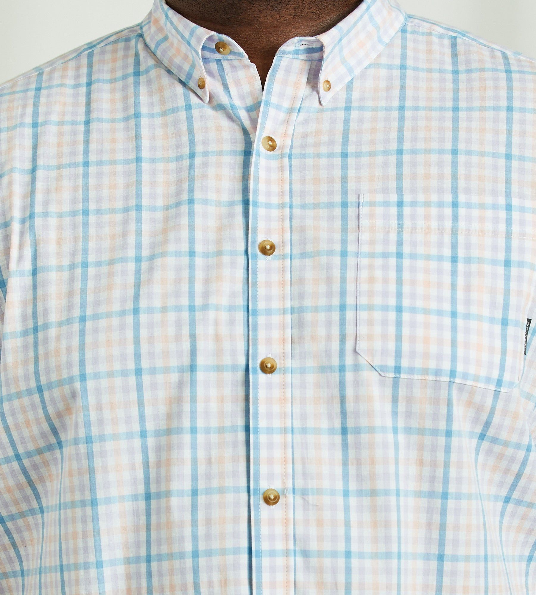 Rapid Rivers Plaid Short Sleeve Sport Shirt sold by Mr. Big and Tall product image thumbnail 5