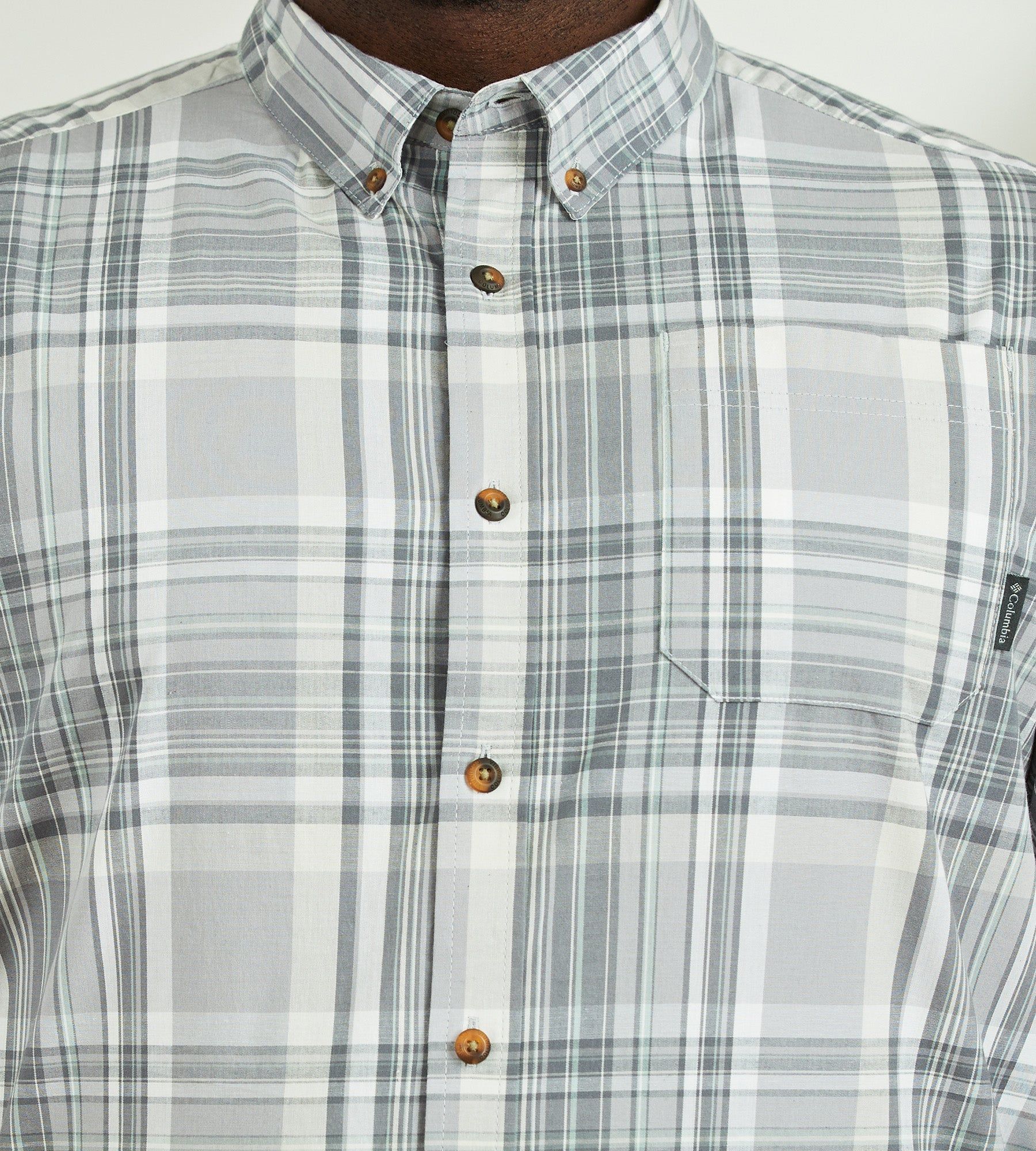 Rapid Rivers Plaid Short Sleeve Sport Shirt sold by Mr. Big and Tall product image thumbnail 2