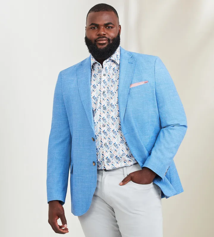 Modern Fit Woven Heather Sport Jacket sold by Mr. Big and Tall