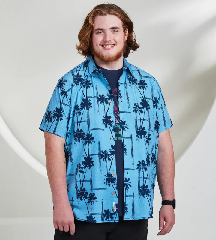 4-Way Stretch Tropical Short Sleeve Sport Shirt sold by Mr. Big and Tall