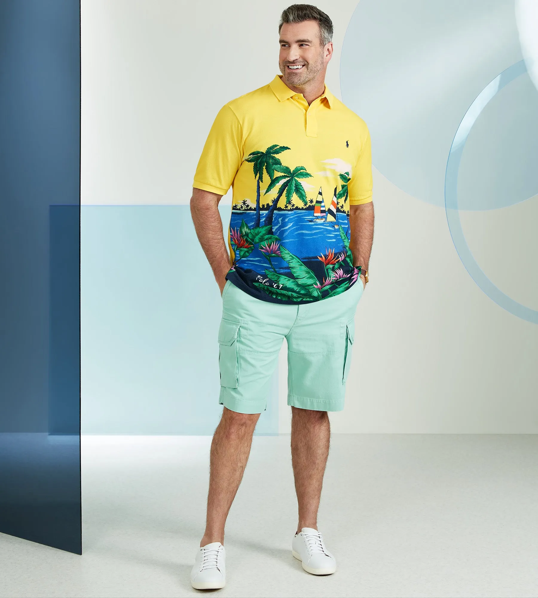 Tropical Mesh Polo sold by Mr. Big and Tall product image thumbnail 3