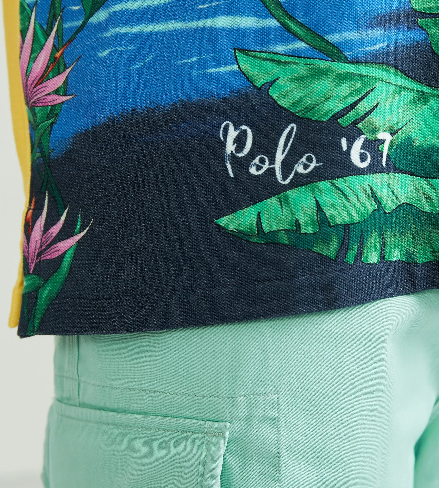 Tropical Mesh Polo sold by Mr. Big and Tall product image thumbnail 4