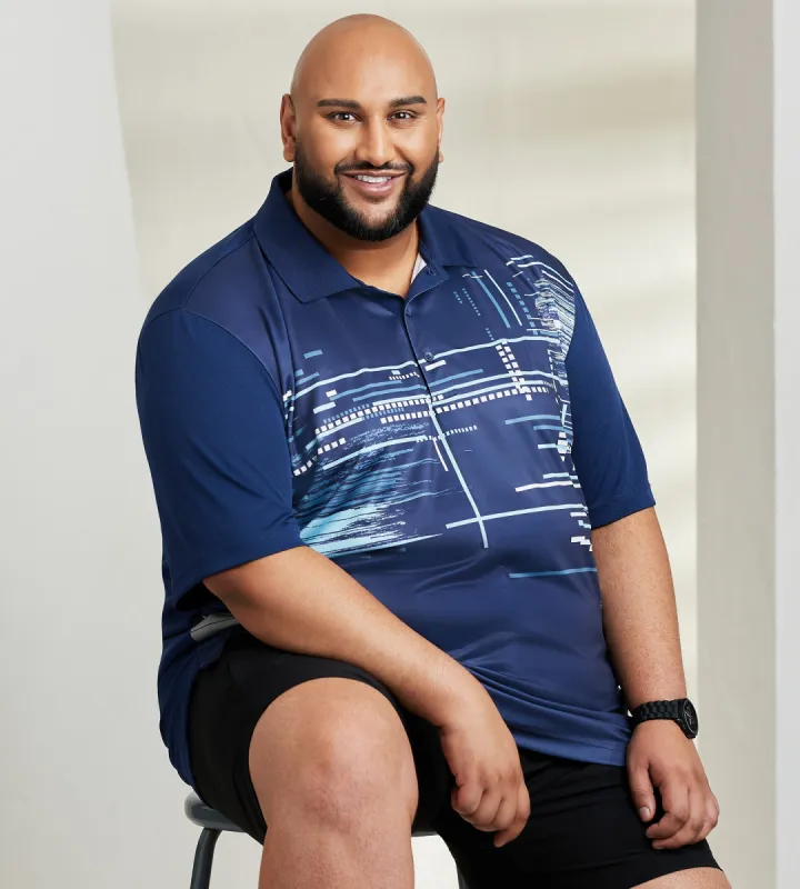 Active High Impact Print Polo sold by Mr. Big and Tall