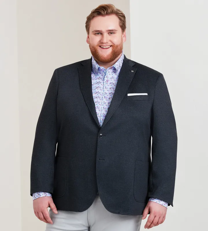 Modern Fit Heather Knit Sport Jacket sold by Mr. Big and Tall