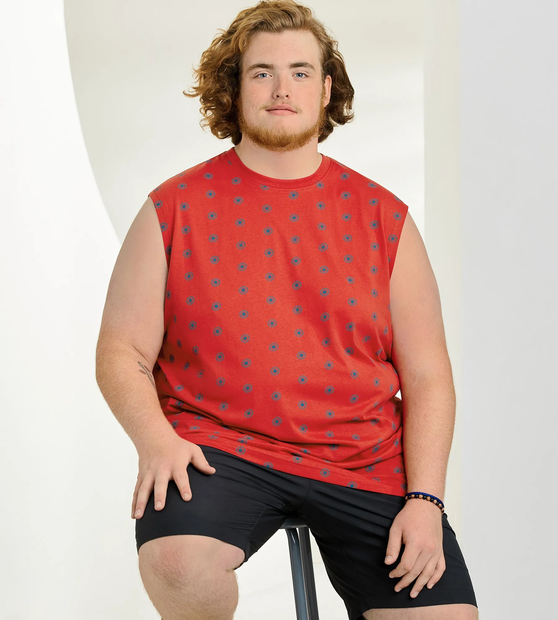 Ultimate Printed Sleeveless Tee sold by Mr. Big and Tall