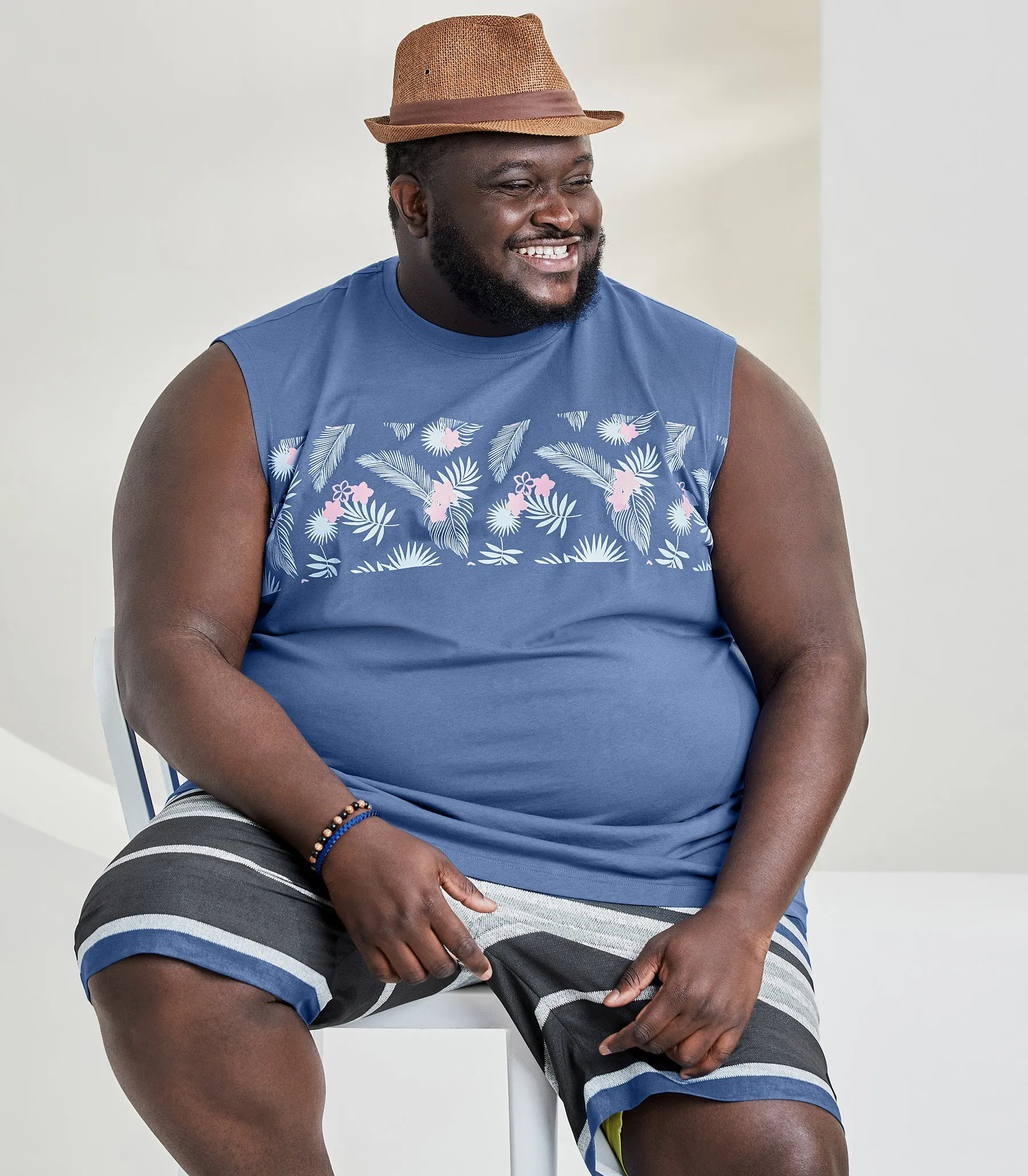 Ultimate Printed Sleeveless Tee sold by Mr. Big and Tall product image thumbnail 3