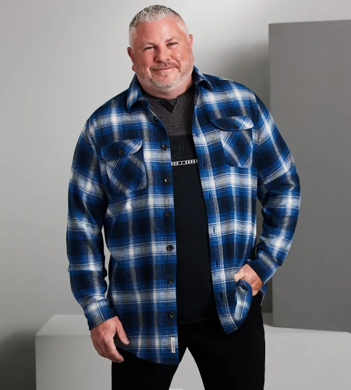 Plaid Flannel Long Sleeve Sport Shirt sold by Mr. Big and Tall