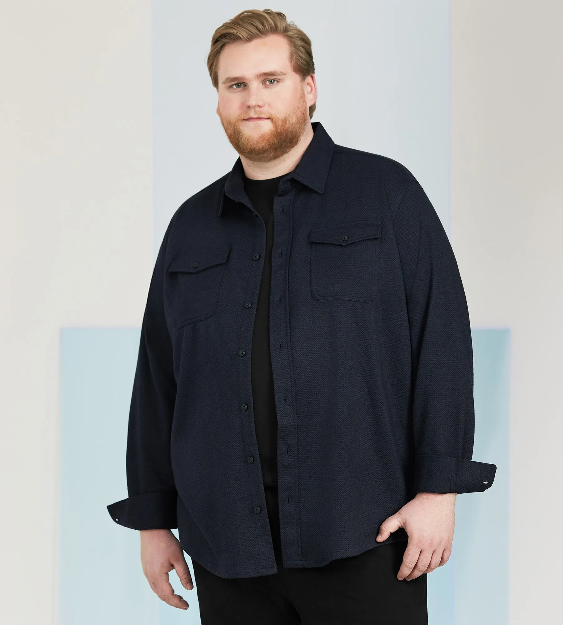 Knit Flannel Shirt sold by Mr. Big and Tall product image thumbnail 4