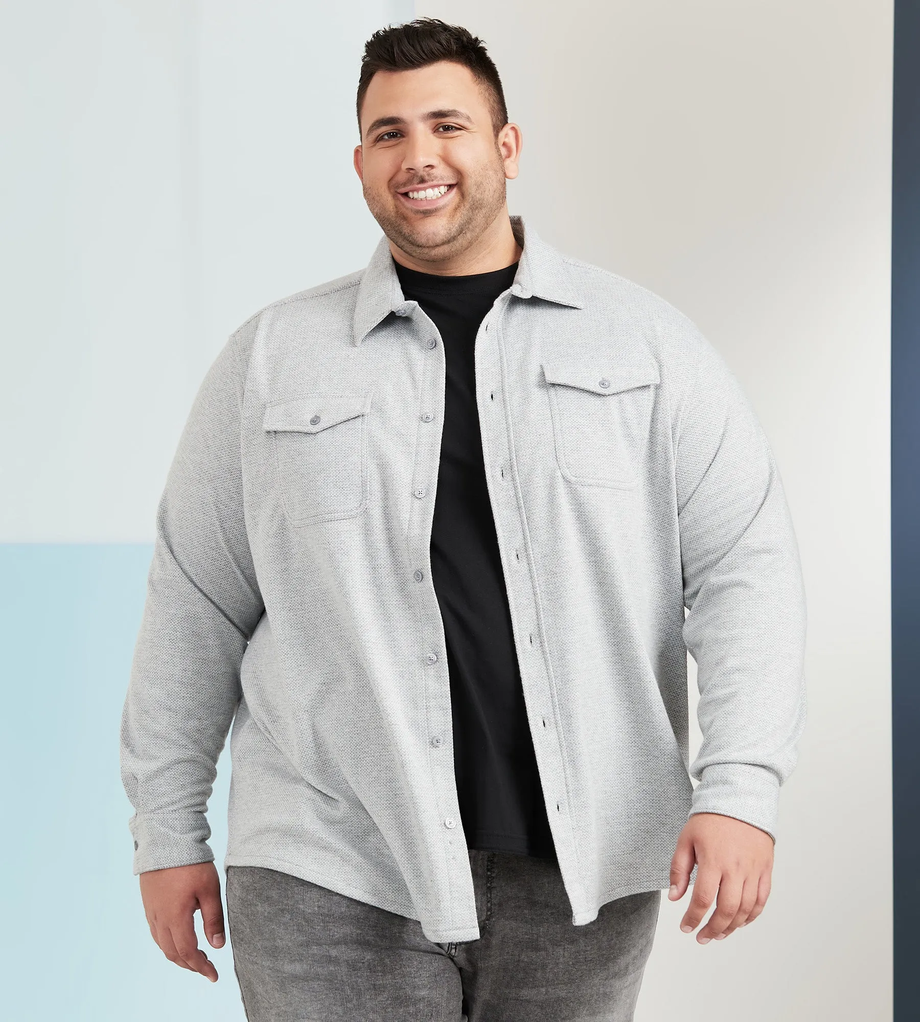 Knit Flannel Shirt sold by Mr. Big and Tall