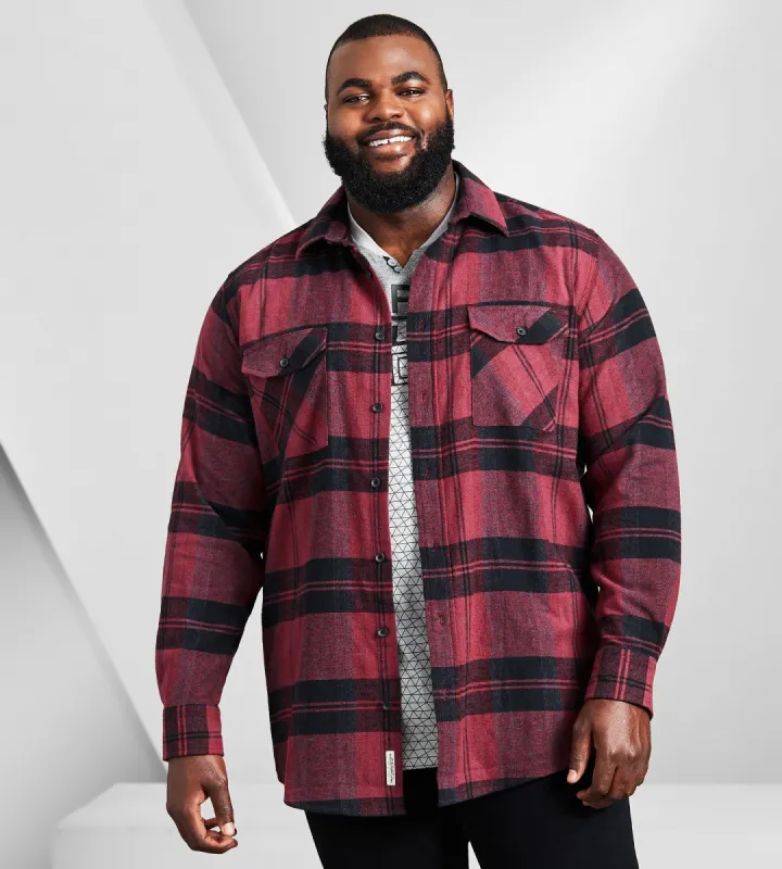Plaid Flannel Long Sleeve Sport Shirt sold by Mr. Big and Tall