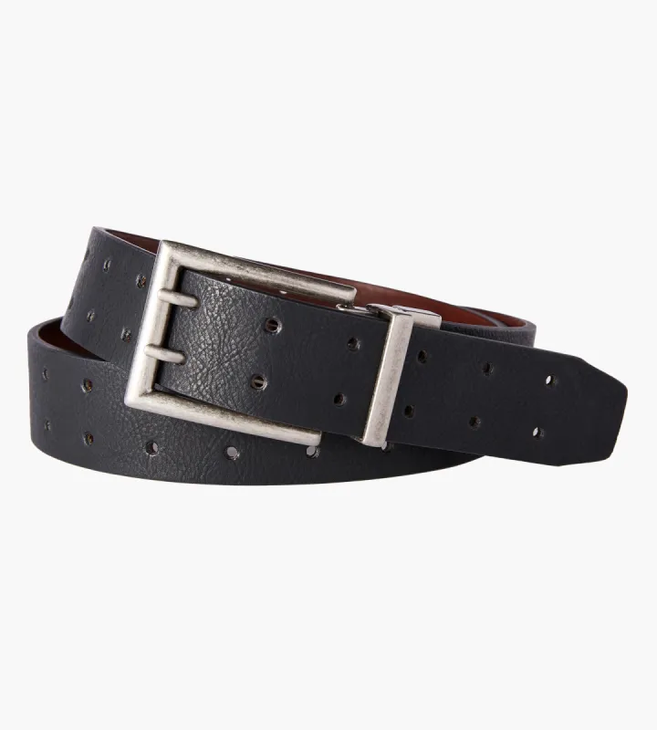 Double-Prong Reversible Leather Belt sold by Mr. Big and Tall