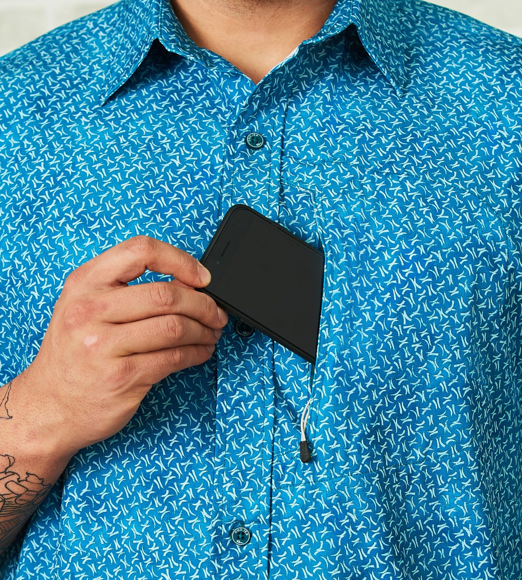 4-Way Stretch Short Sleeve Sport Shirt sold by Mr. Big and Tall product image thumbnail 2