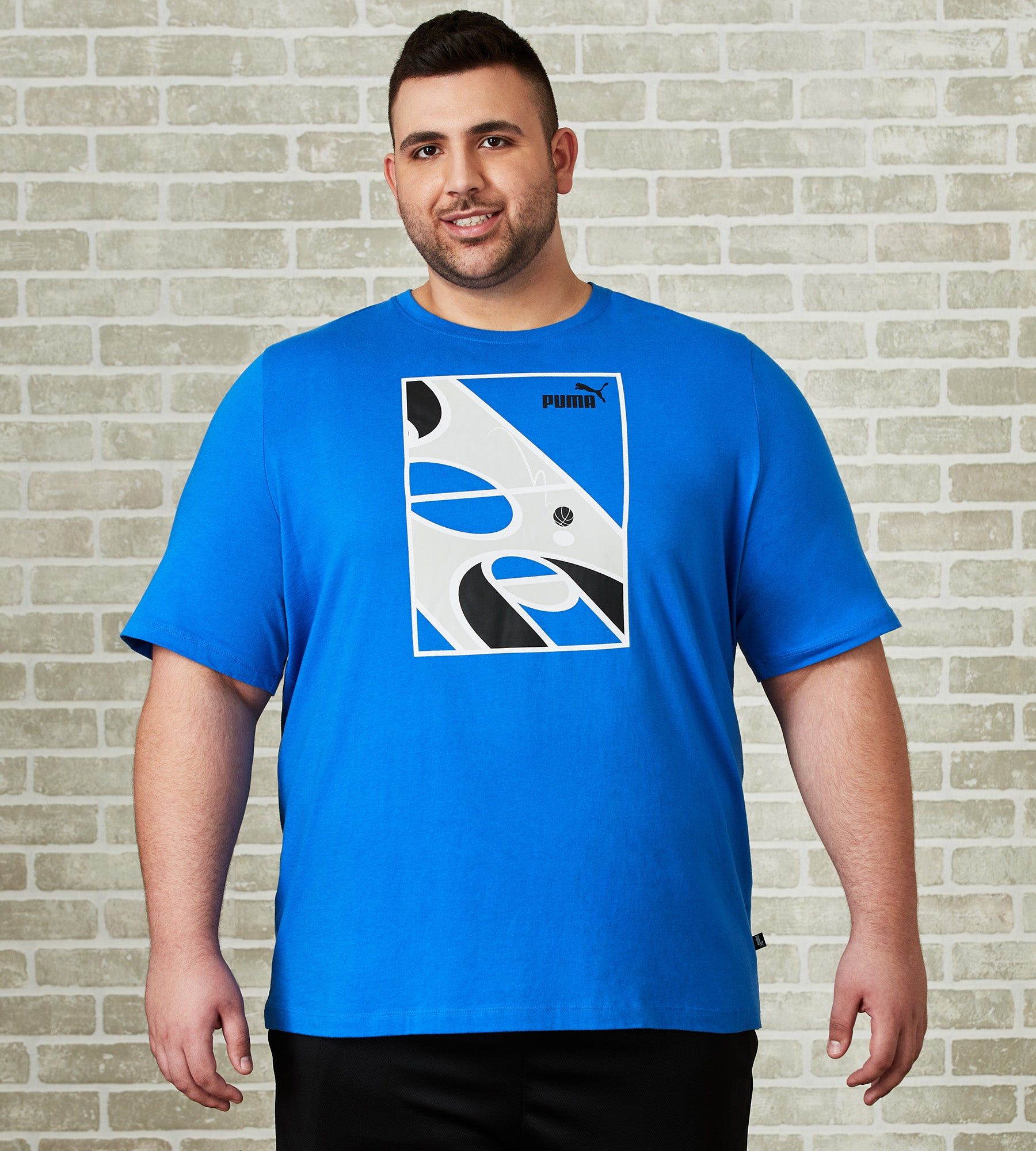 Graphic Court Tee sold by Mr. Big and Tall