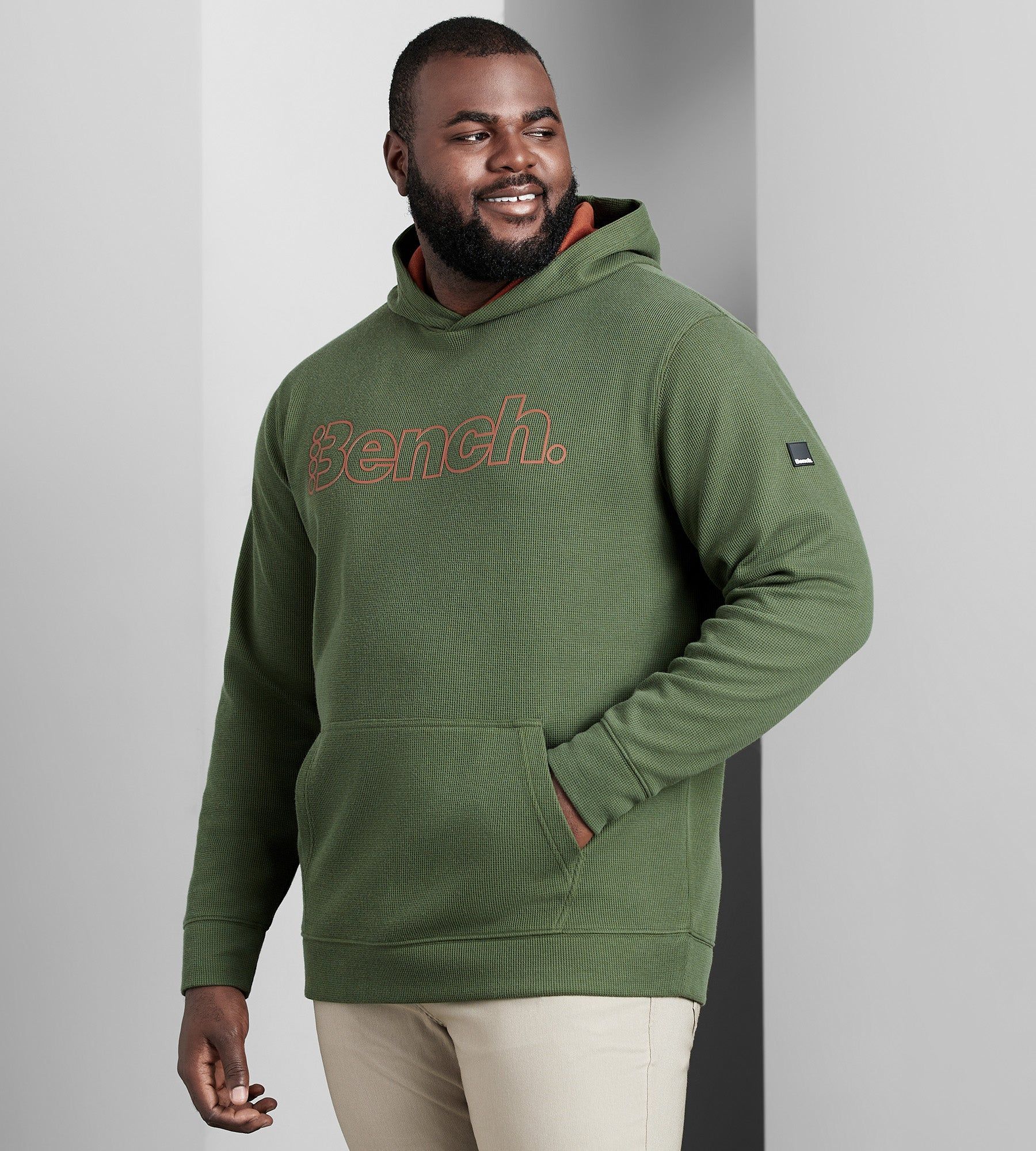 Bonded Waffle Hoodie sold by Mr. Big and Tall