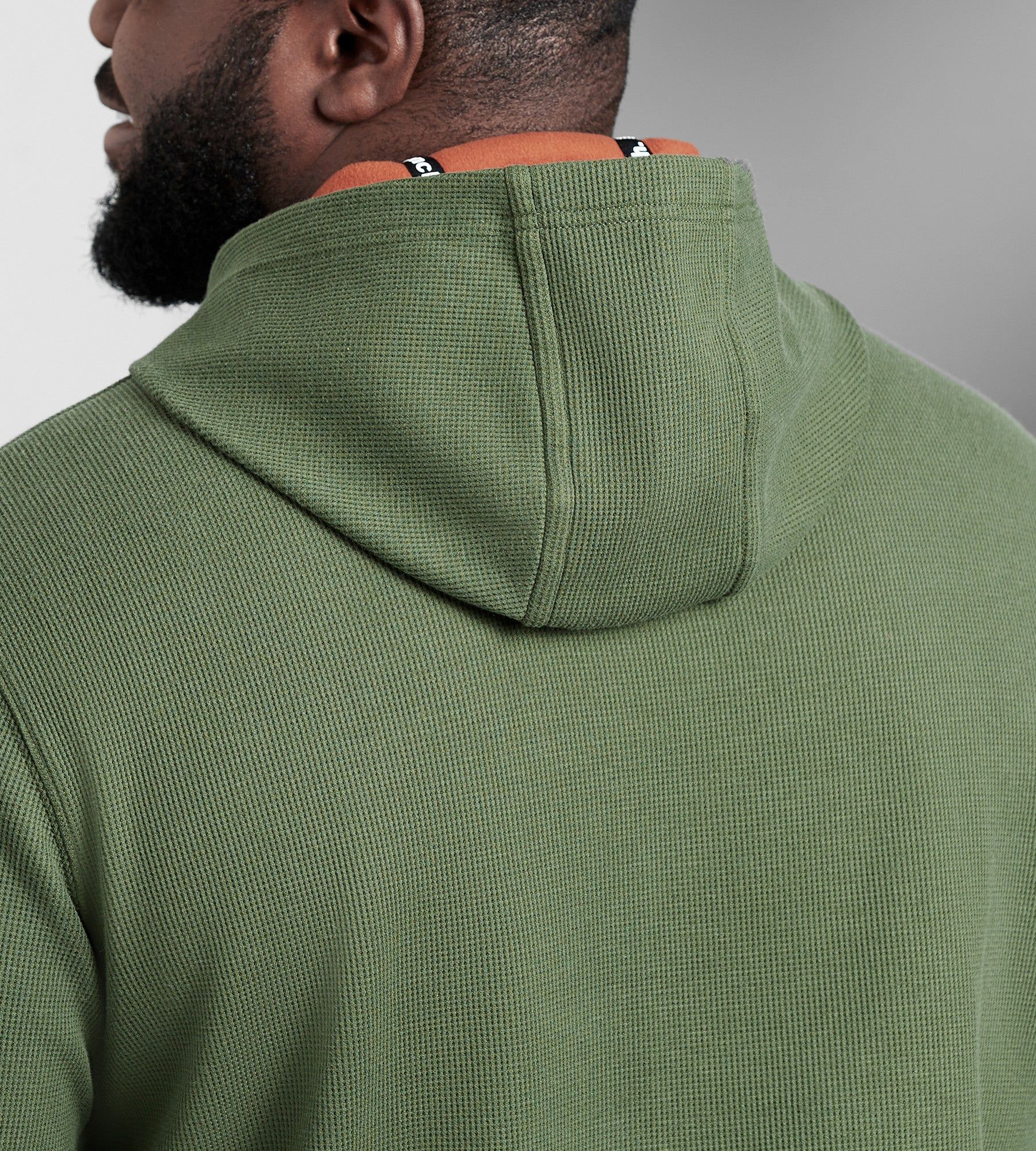 Bonded Waffle Hoodie sold by Mr. Big and Tall product image thumbnail 3