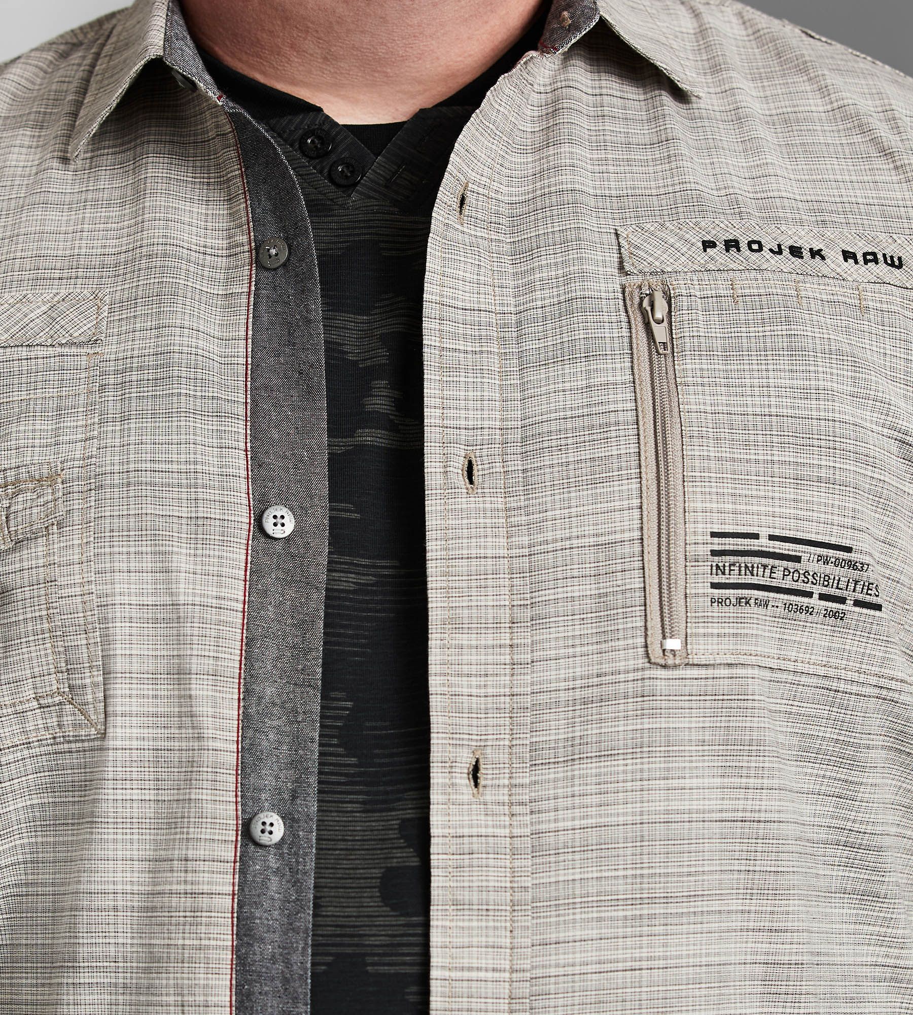 Tonal Long Sleeve Sport Shirt sold by Mr. Big and Tall product image thumbnail 2