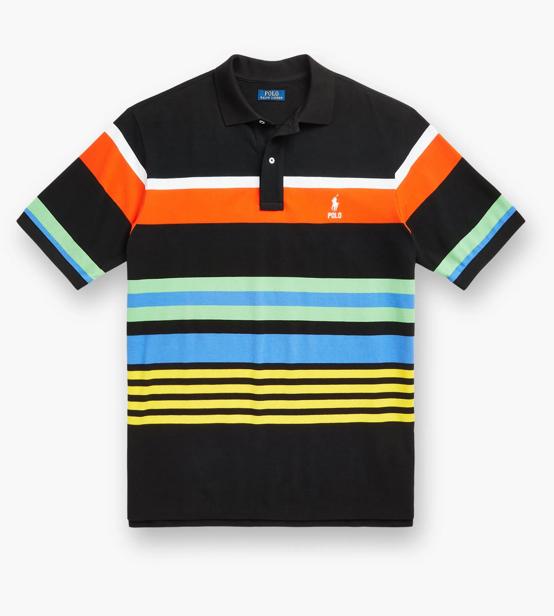 Striped Mesh Polo sold by Mr. Big and Tall