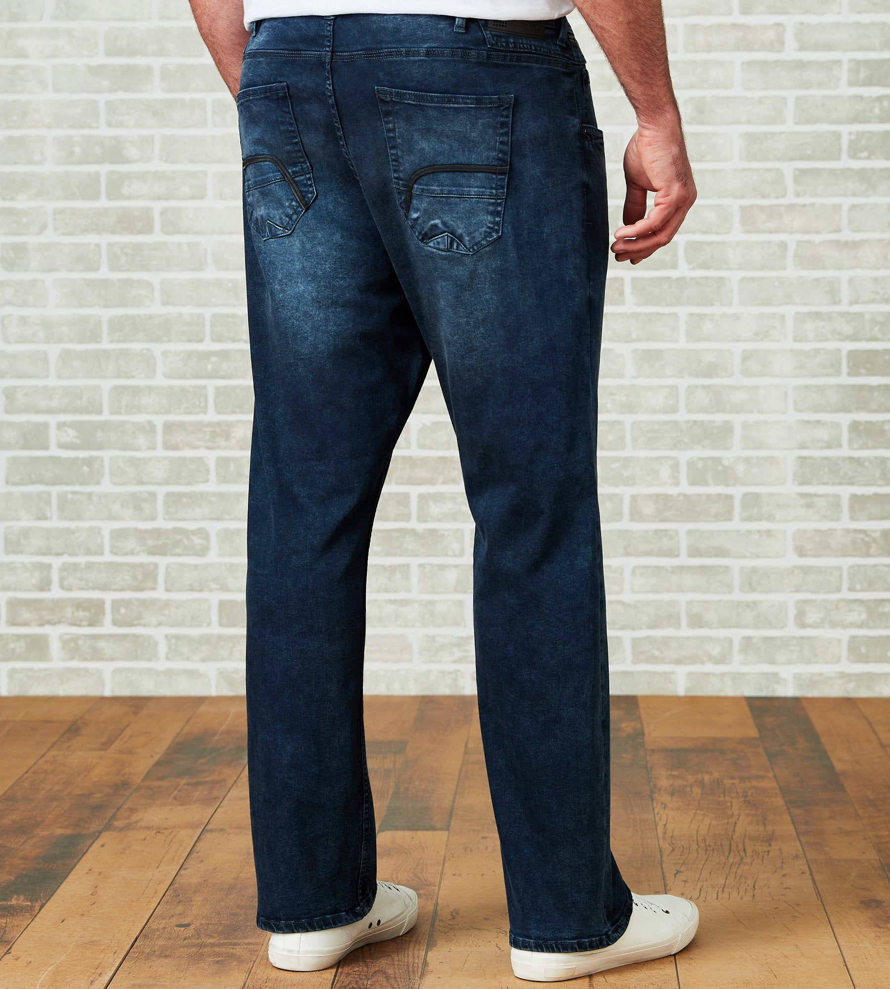 Straight Fit Five-Pocket Jeans sold by Mr. Big and Tall product image thumbnail 4
