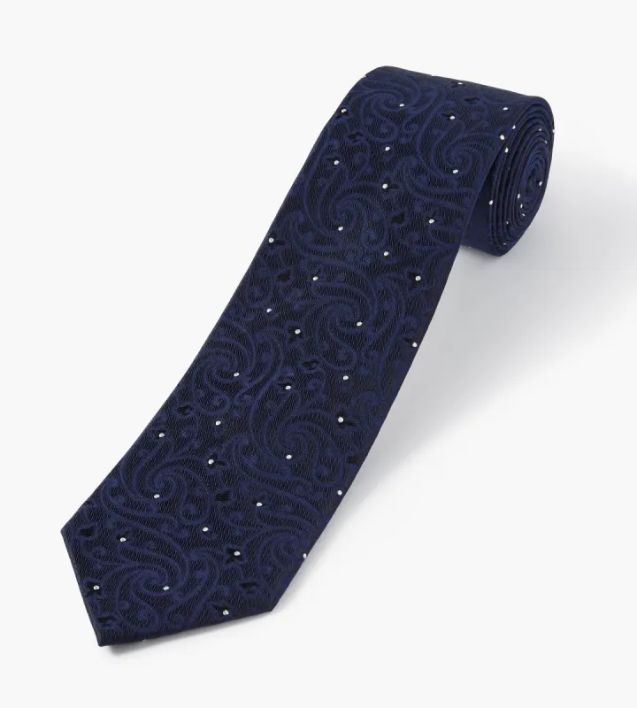 Flocked Paisley Tie sold by Mr. Big and Tall