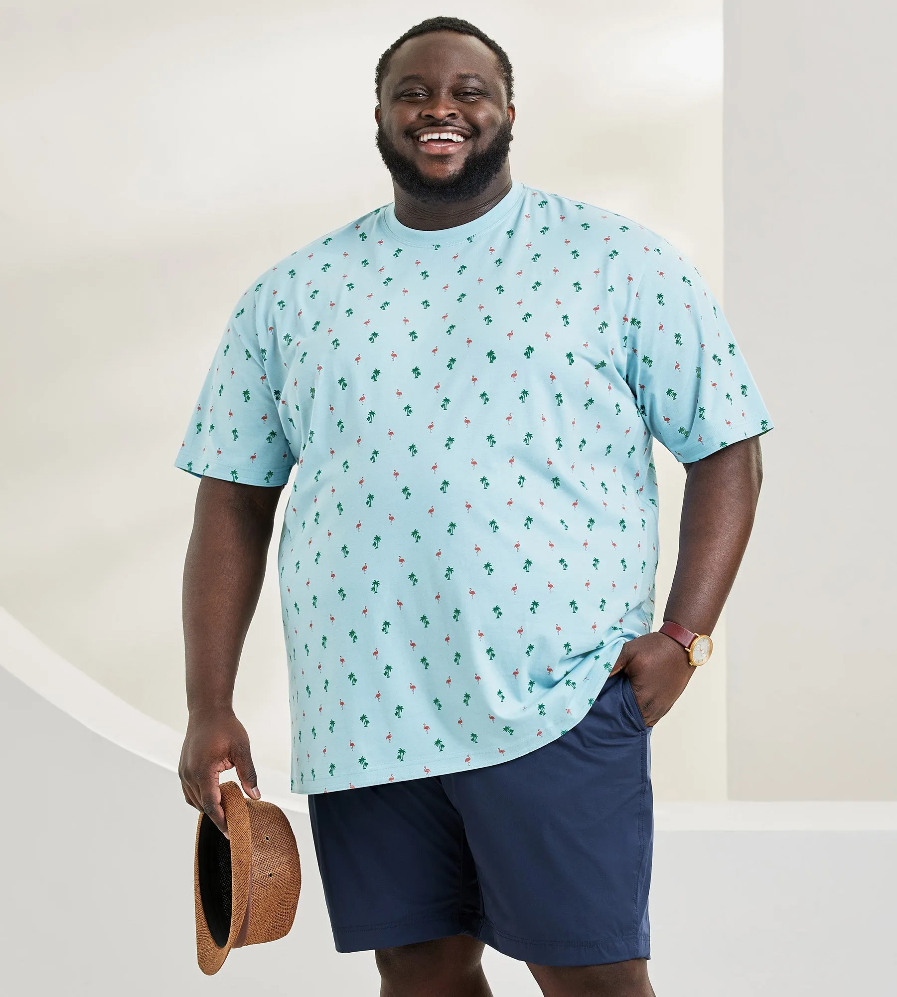 Ultimate Printed Crew Neck Tee sold by Mr. Big and Tall product image thumbnail 4