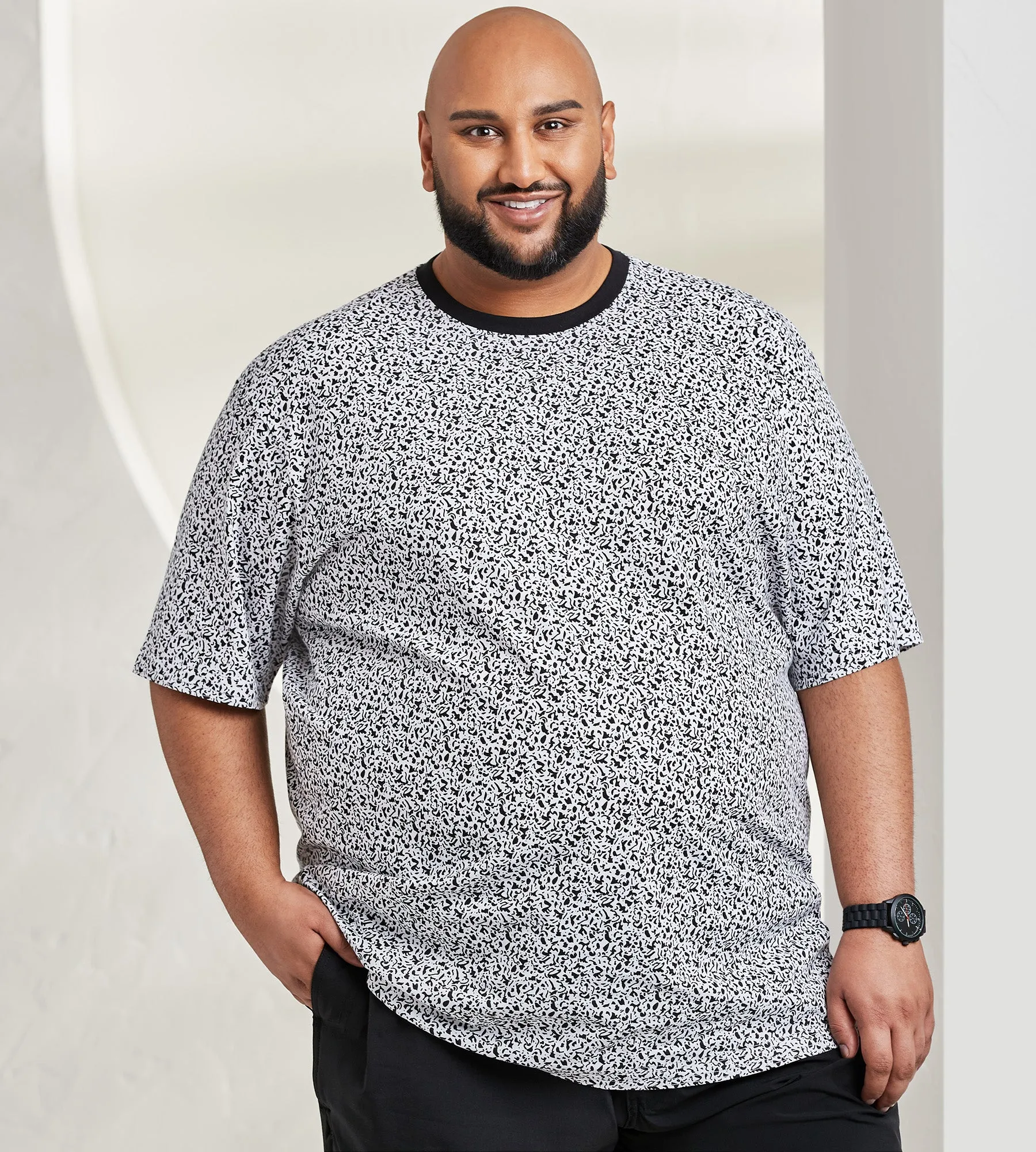 Ultimate Printed Crew Neck Tee sold by Mr. Big and Tall