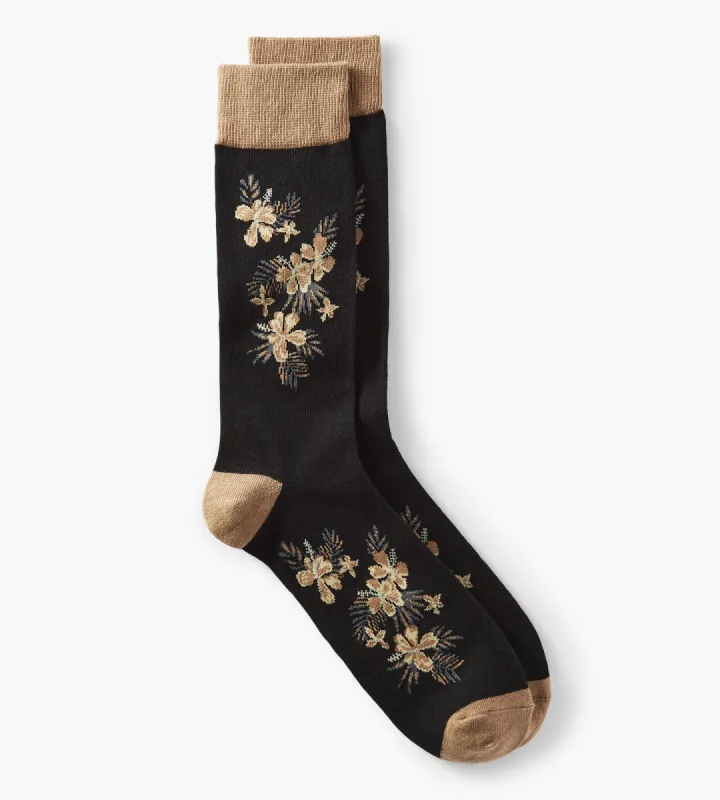 Floral Socks sold by Mr. Big and Tall