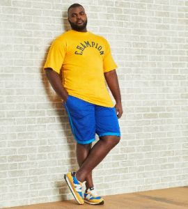 Arched Logo Tee sold by Mr. Big and Tall