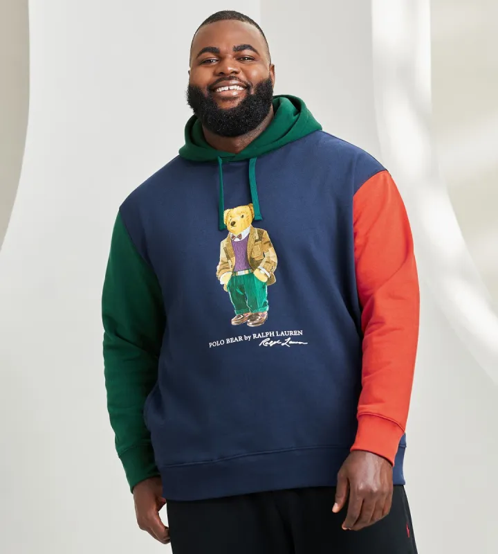 Graphic Fleece Bear Hoodie sold by Mr. Big and Tall