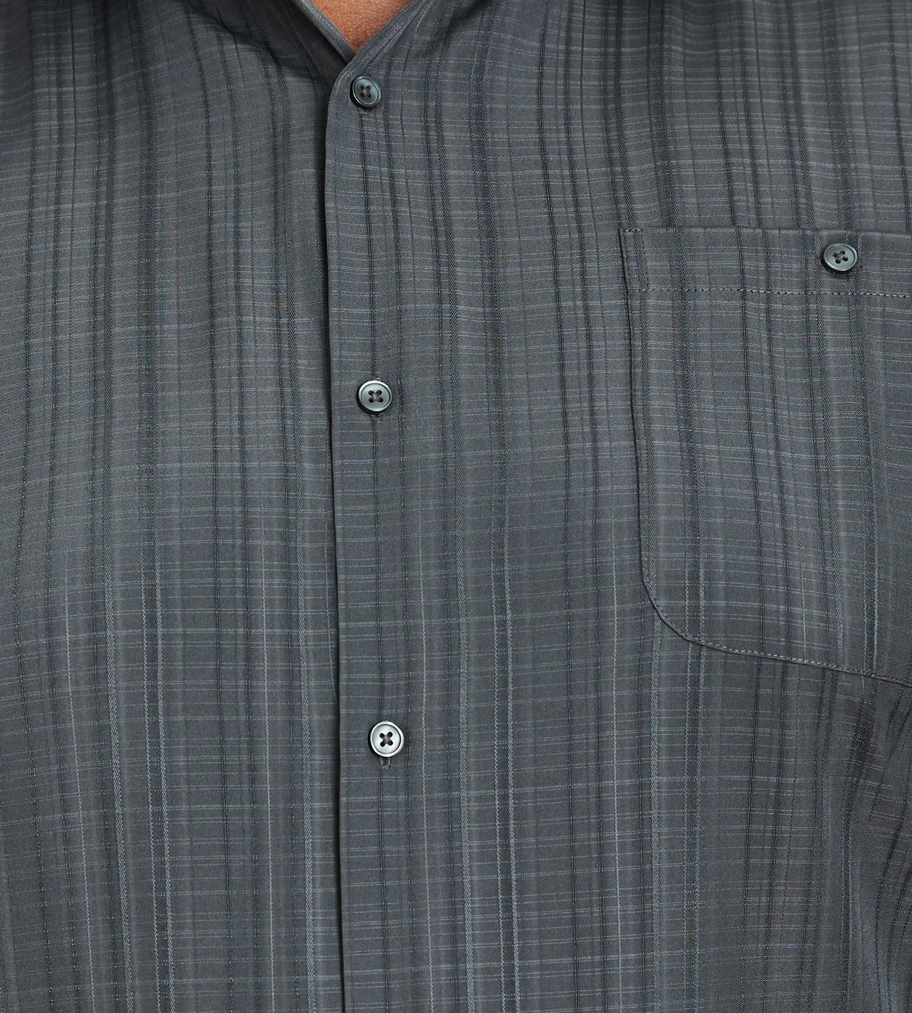 Microfibre Tonal Short Sleeve Sport Shirt sold by Mr. Big and Tall product image thumbnail 2
