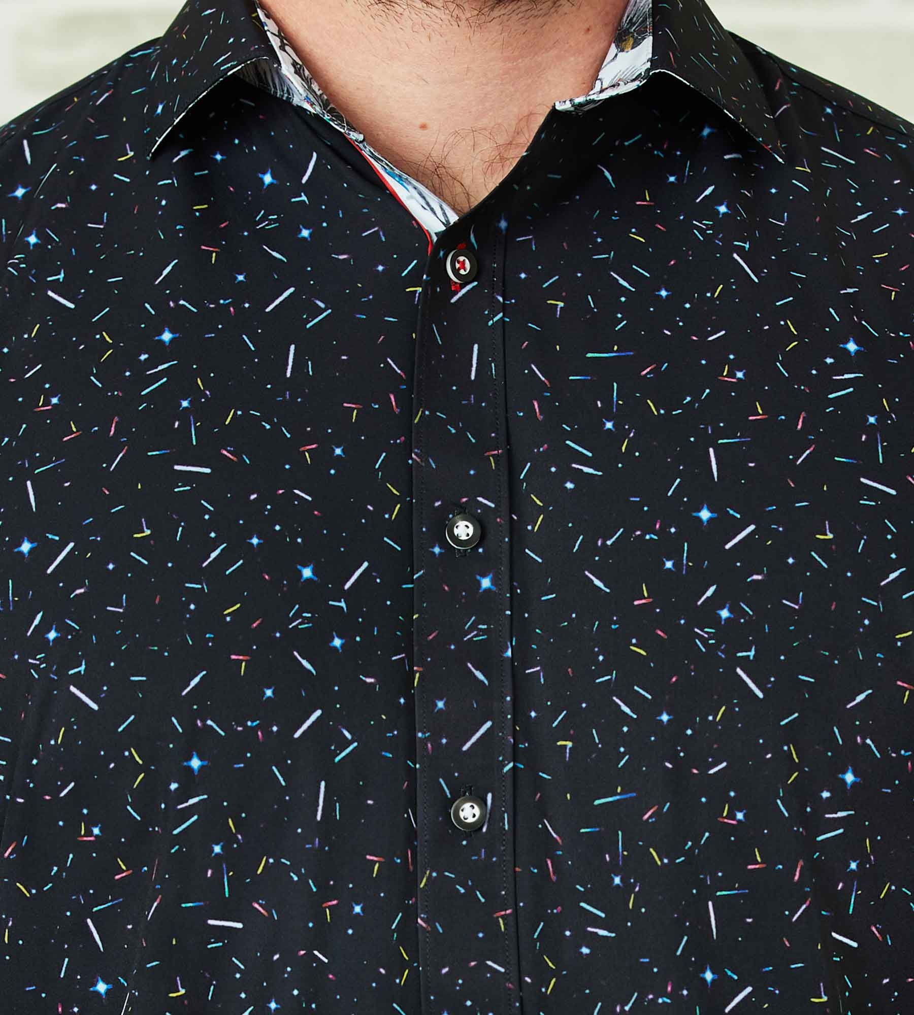 Geo Print Short Sleeve Sport Shirt sold by Mr. Big and Tall product image thumbnail 2