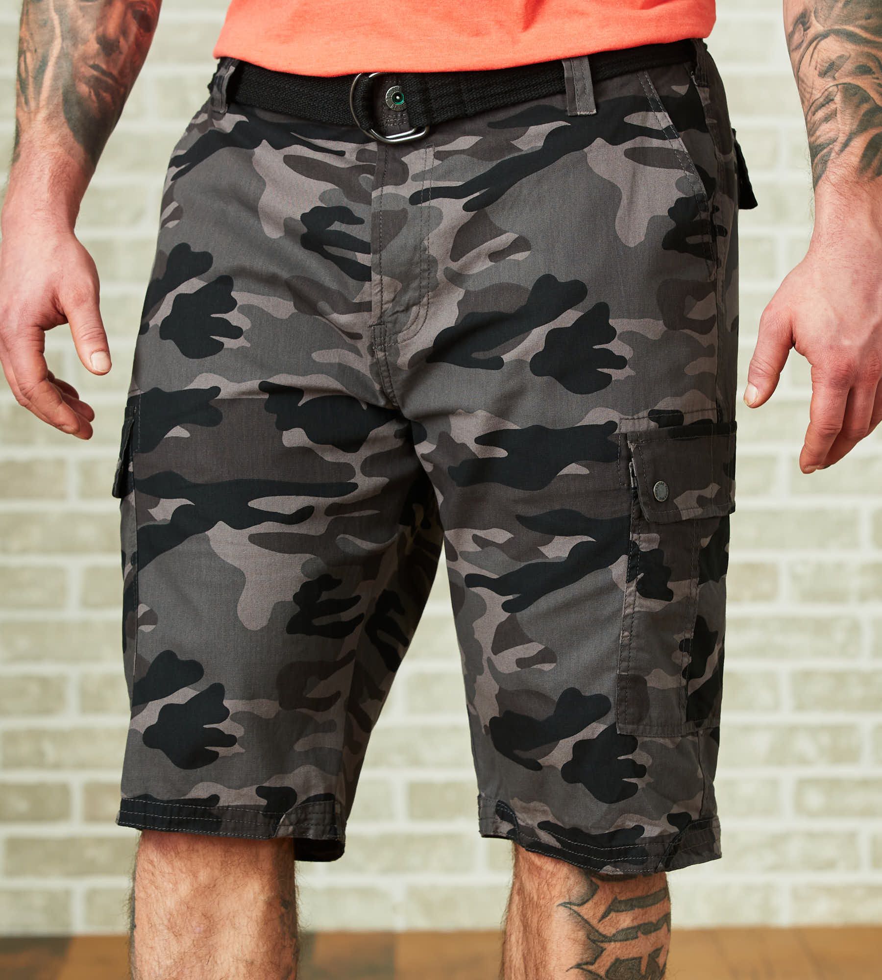 Camo Cargo Shorts sold by Mr. Big and Tall