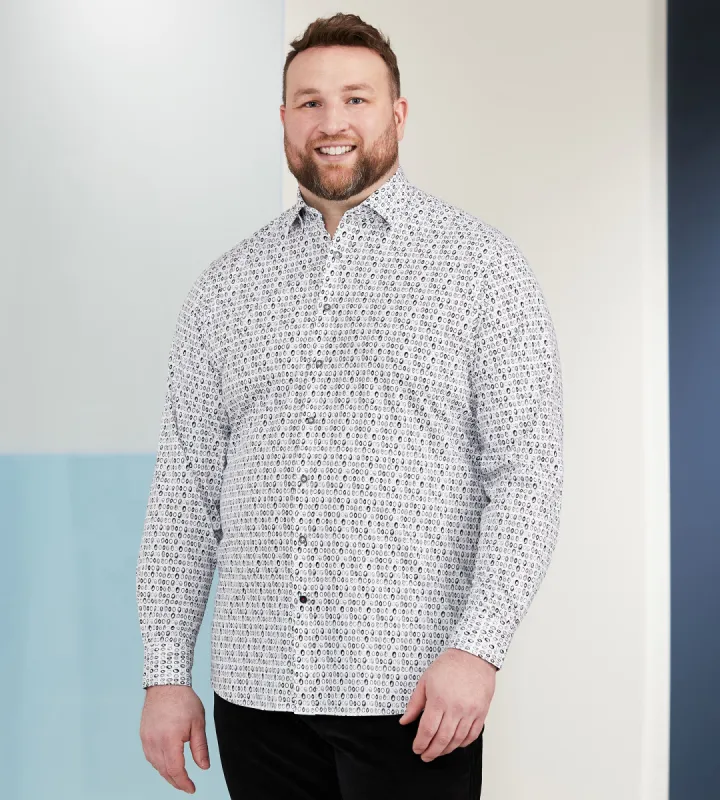 360° Stretch Geo Shirt sold by Mr. Big and Tall