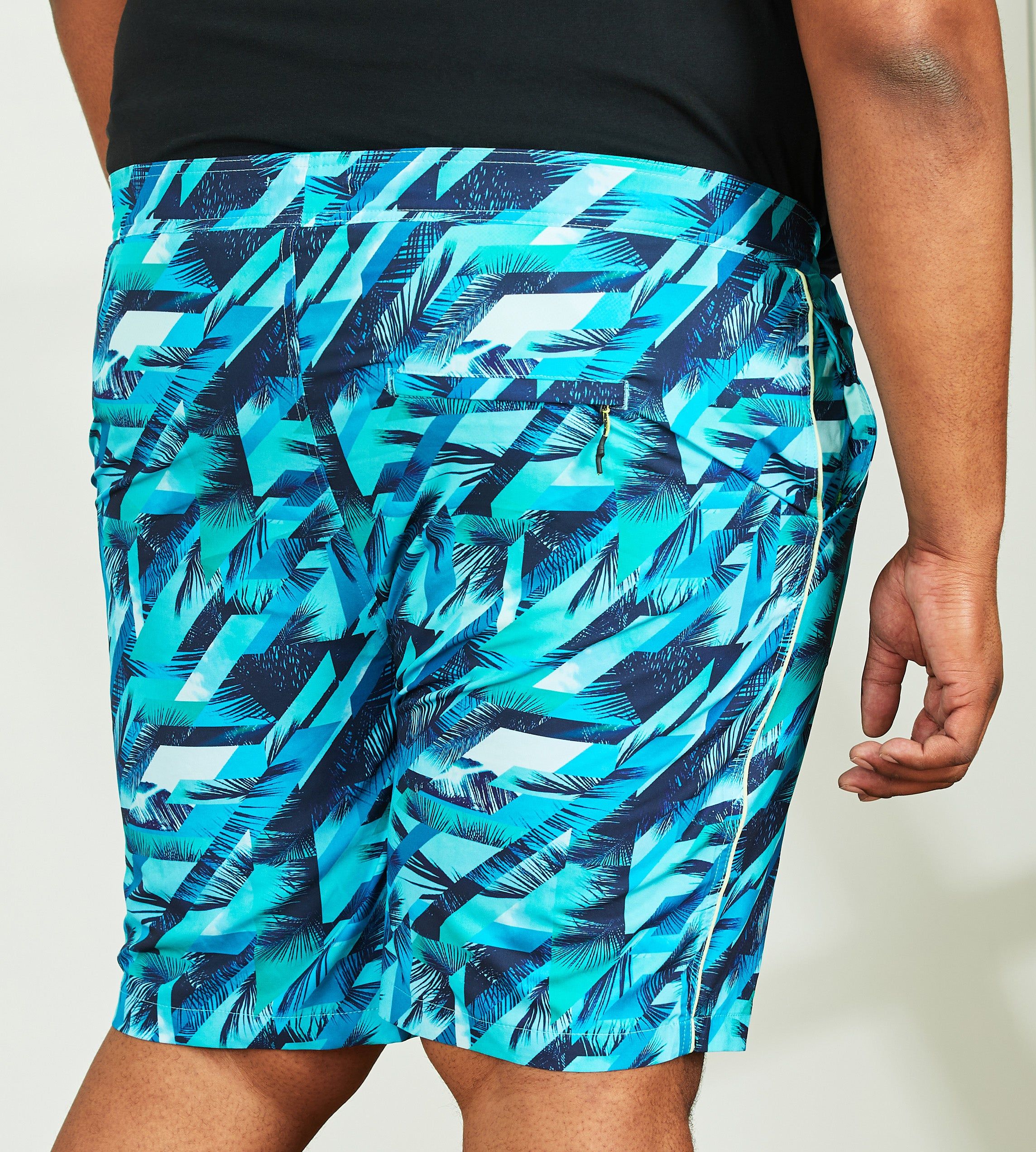 Palm Tree Print Swim Shorts sold by Mr. Big and Tall product image thumbnail 4