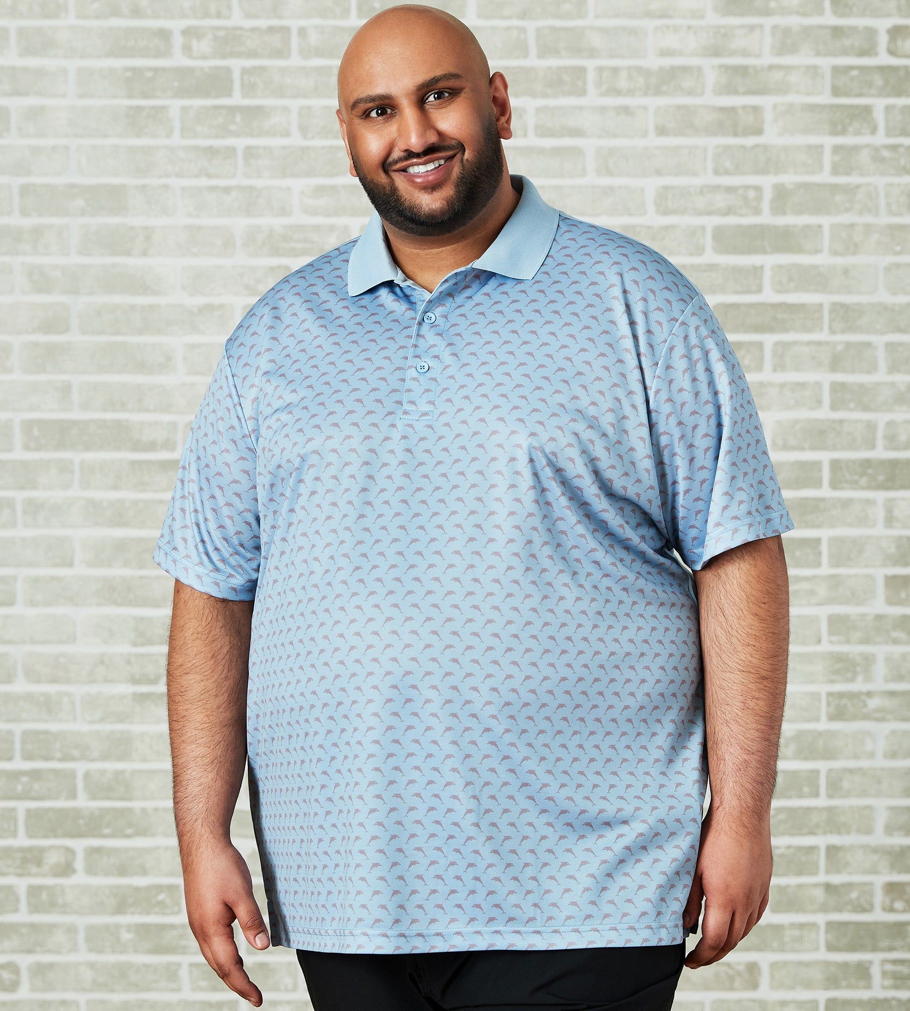 Active Chevron Print Polo sold by Mr. Big and Tall