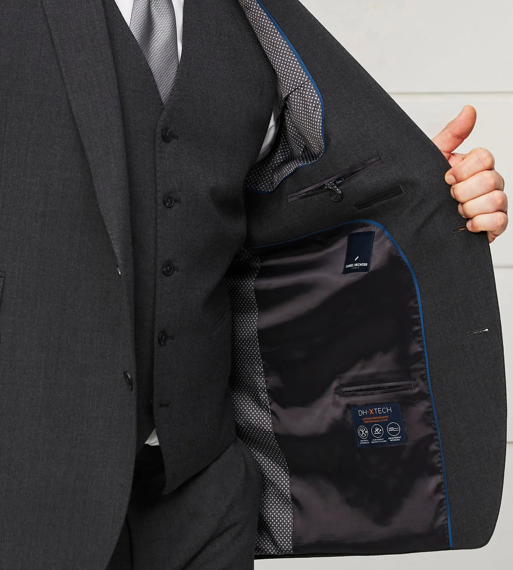 Modern Fit DH-XTECH Ultimate Performance Suit Separate Jacket sold by Mr. Big and Tall product image thumbnail 3