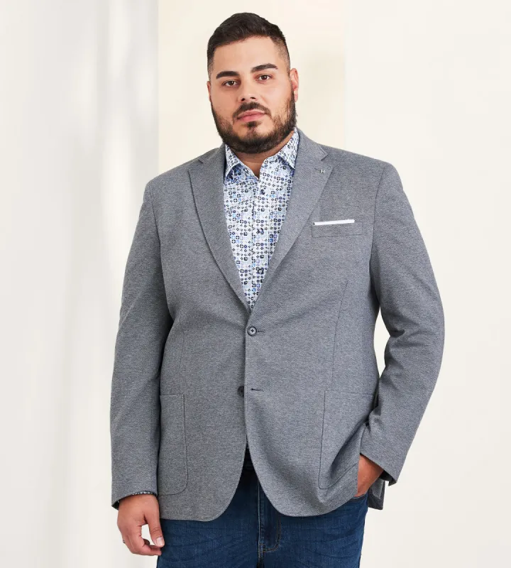 Modern Fit Neat Knit Sport Jacket sold by Mr. Big and Tall